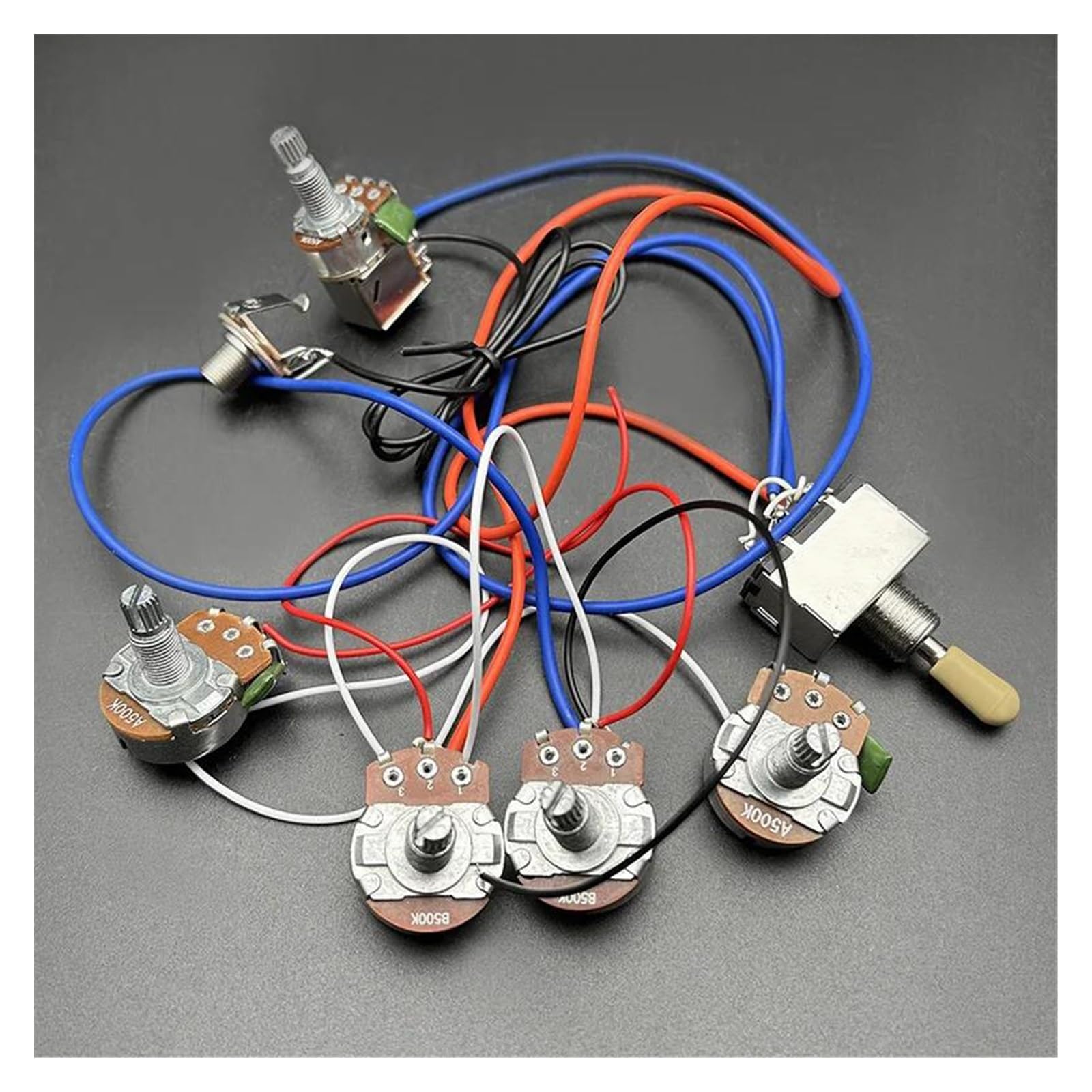 Zestaw Okablowania Do Gitary Elektrycznej Z Potencjometrem 2V2T I 3 Pozycjami