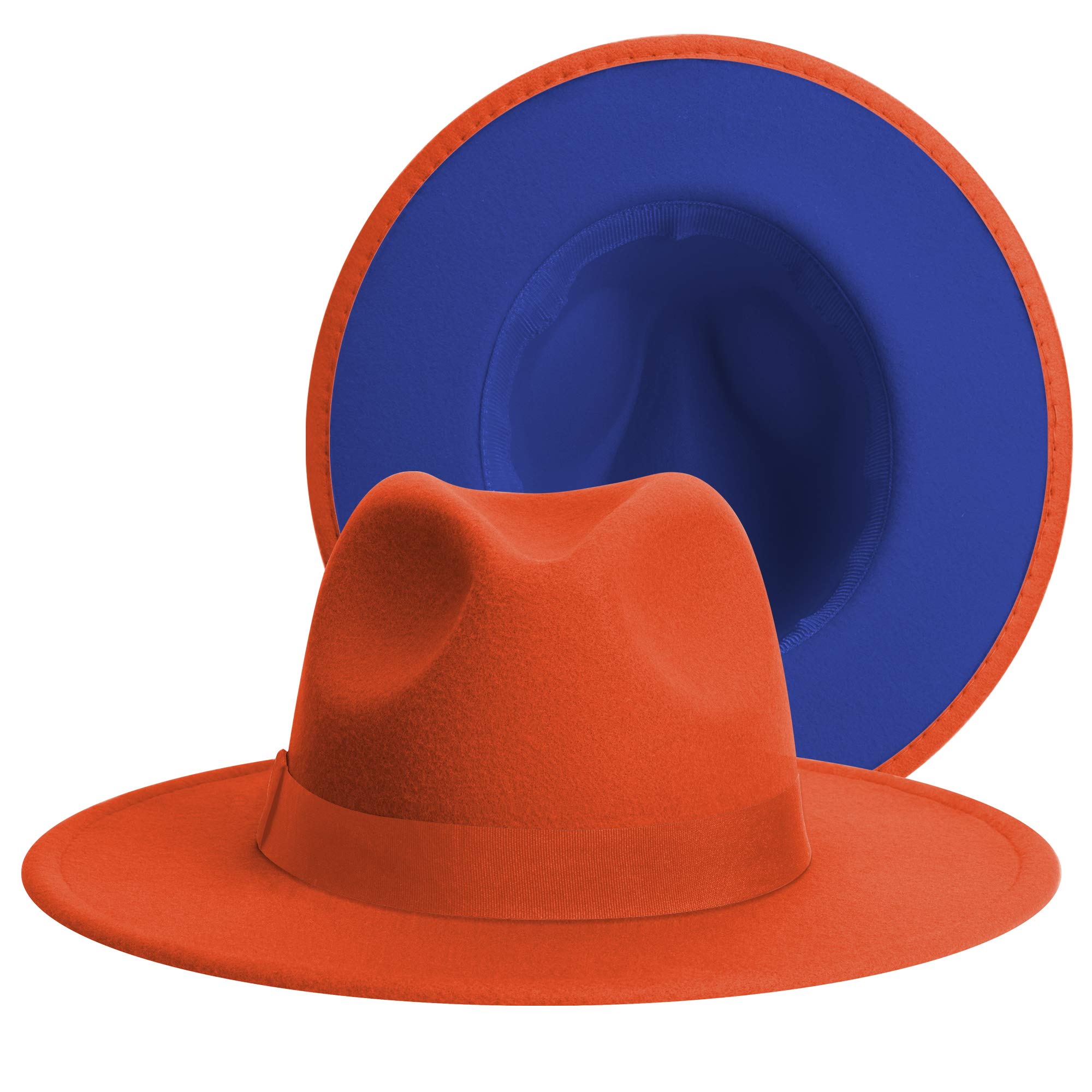 Womens &amp; Mens Fedora Hats, Wide Brim Fedora Hats for Women Men