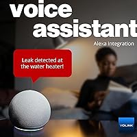 Vista 4 de YoLink Kit de inicio para el hogar inteligente: Hub y sensor de fugas de agua 4 con alarma de audio de 105 dB, paquete de 3, SMS/texto