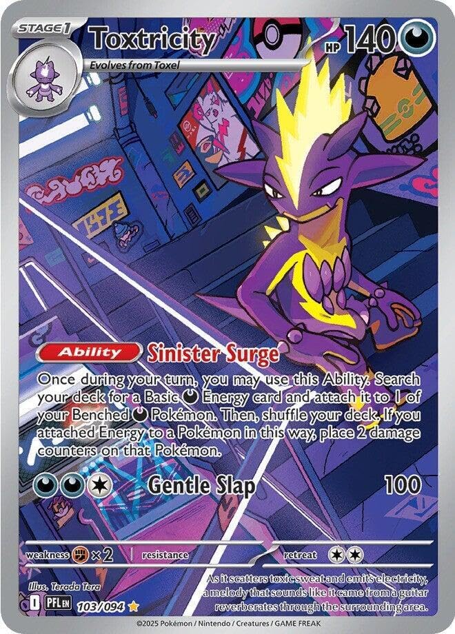 Pokemon - Toxtricity 103/094 - Phantasmal Flames - Illustration Rare - Foil - Single Card