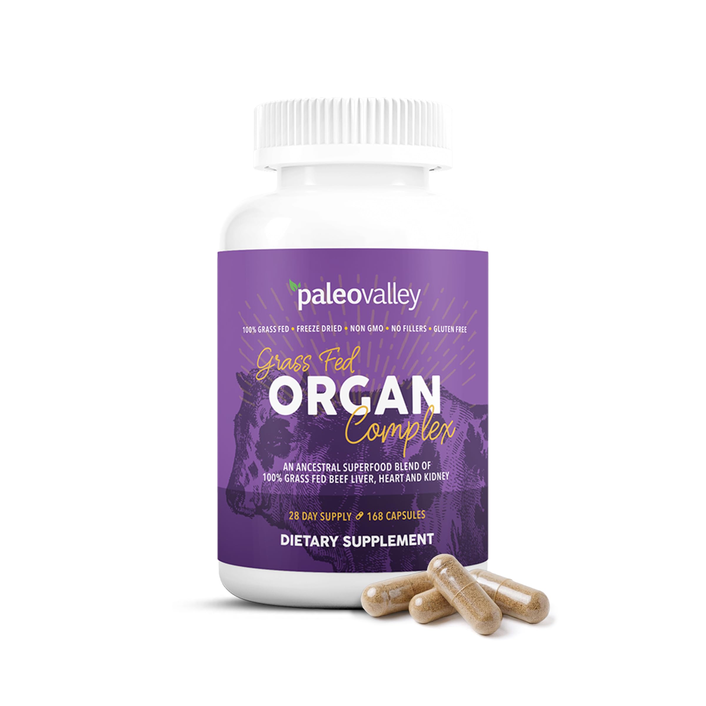 Paleovalley Grass Fed Beef Organ Complex