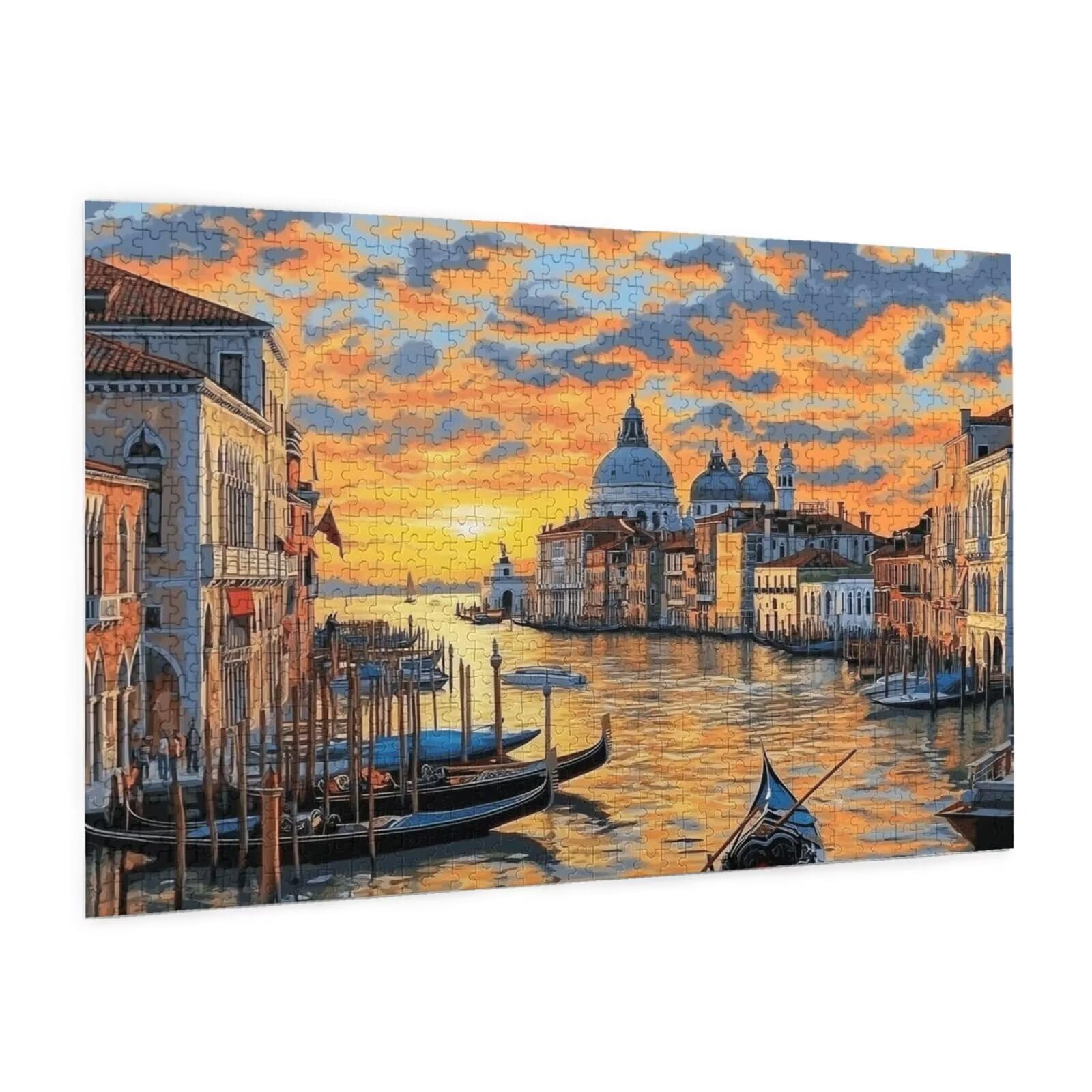 Puzzle Włochy, 3000 elementów, puzzle dla dorosłych, z pudełkiem na prezent, duże drewniane puzzle dla dorosłych, gra zręcznościowa dla całej rodziny, prezenty dla kobiet, 81 x 122 cm, 1048 lat