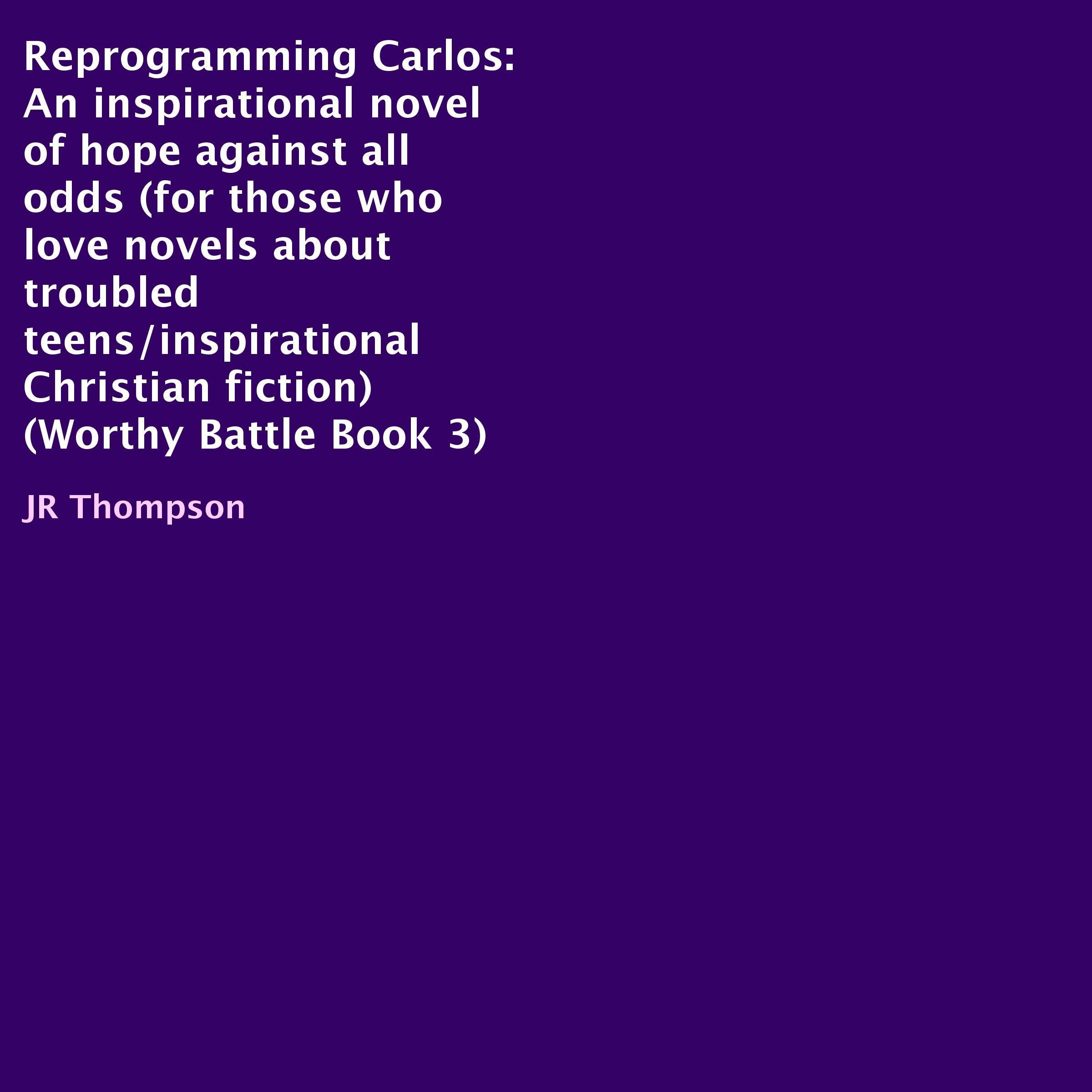 Cover art for Reprogramming Carlos