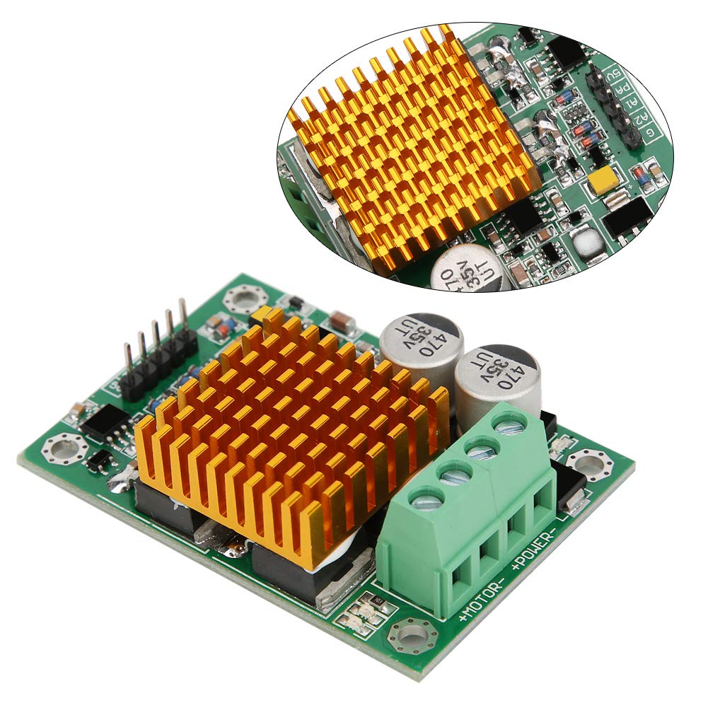 aqxreight Módulo de Accionamiento de Motor de CC de 30 A, Controlador de Puente H Compacto de Alta Potencia, Rendimiento Eficiente para Aplicaciones de 12 V 30 V, Compatibilidad Versátil con