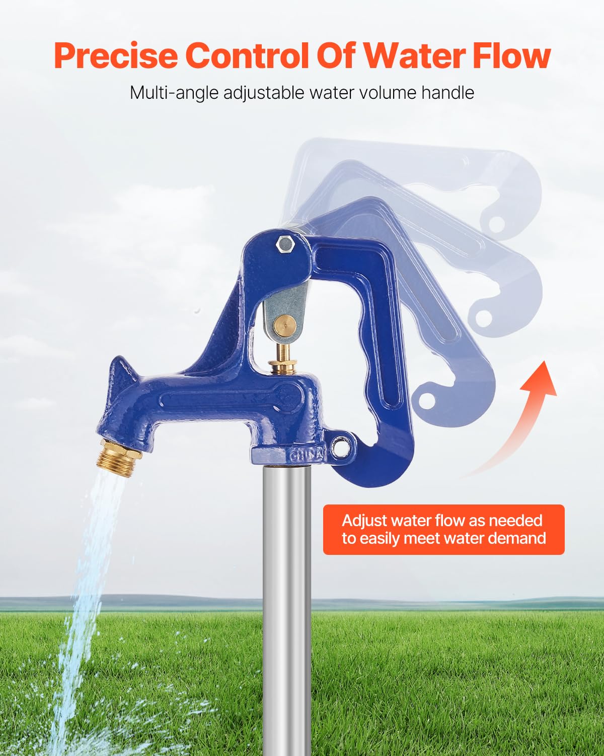 VEVOR Watersproeier voor in de tuin, vorstbescherming, tuinkraan voor