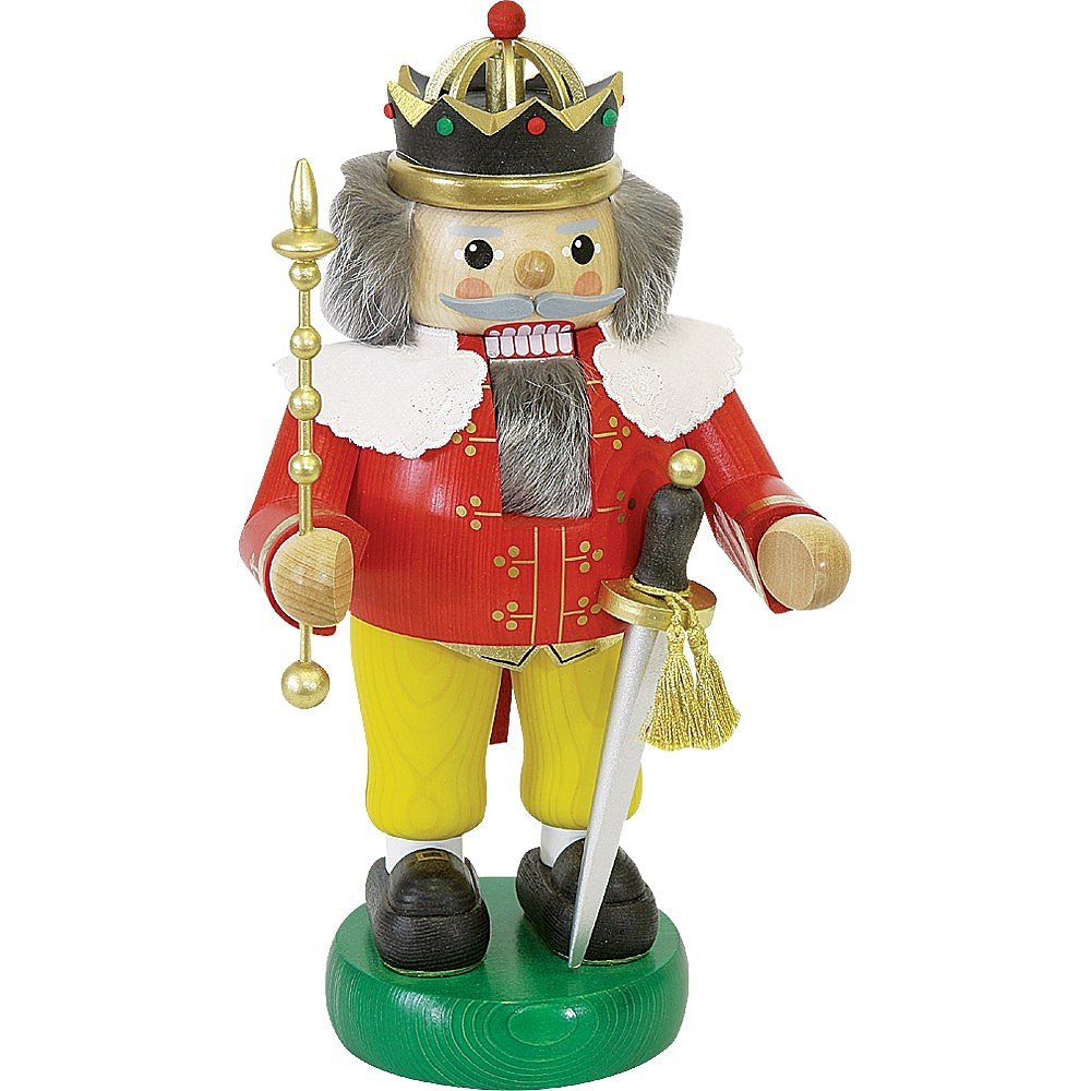 Casse-Noisette Roi Rouge Richard Glaesser - Erzgebirge Original - 33 cm