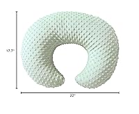 Vista 9 de Funda de almohada de lactancia, fundas de almohada de lactancia materna funda de almohada de punto de felpa (verde)