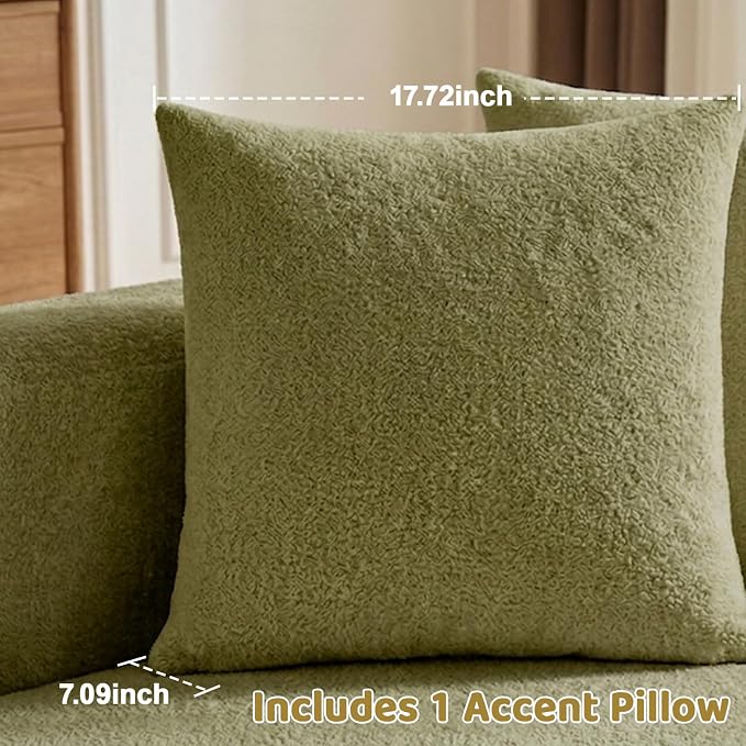 Sillón Accent, 107 cm de ancho - Sin ensamblaje, empaquetado comprimido, diseño moderno curvo con brazos de 23 cm de espesor, tapizado de chenille para sala o dormitorio miniatura 7