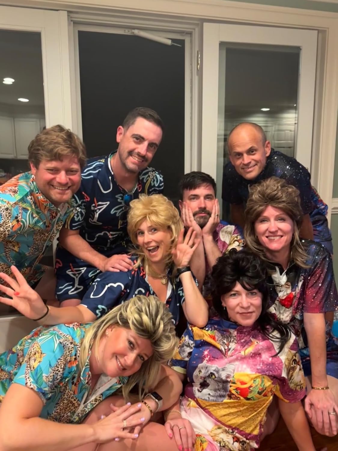 Mullet Wigs for Men 80s Rocker Wig Costumes Fancy Party Cosplay Halloween Wig - Image 5