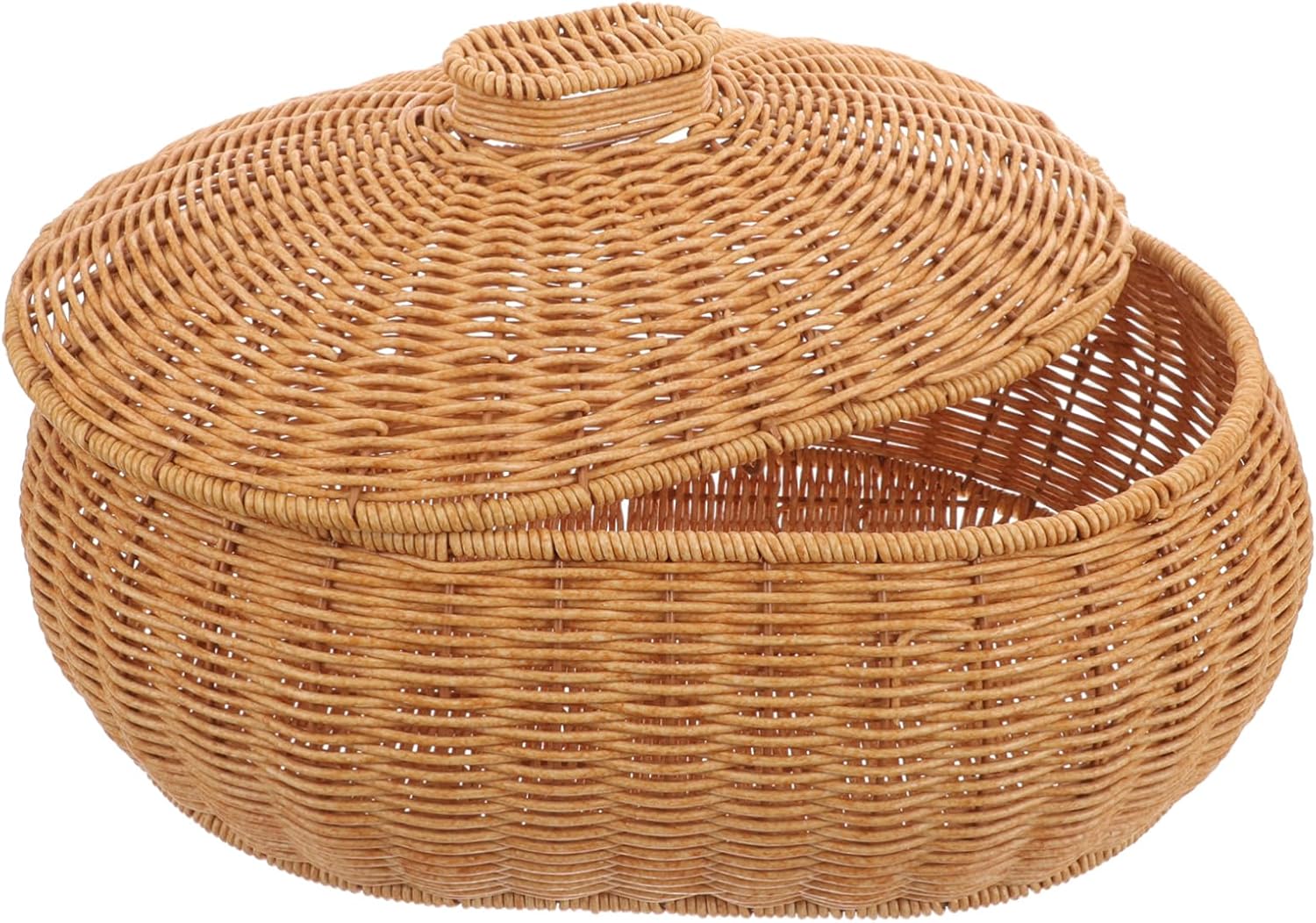 CHILDWEET Egg Basket Storage Woven Kitchen Supply Fruit Bread Storage Basket for Shelves