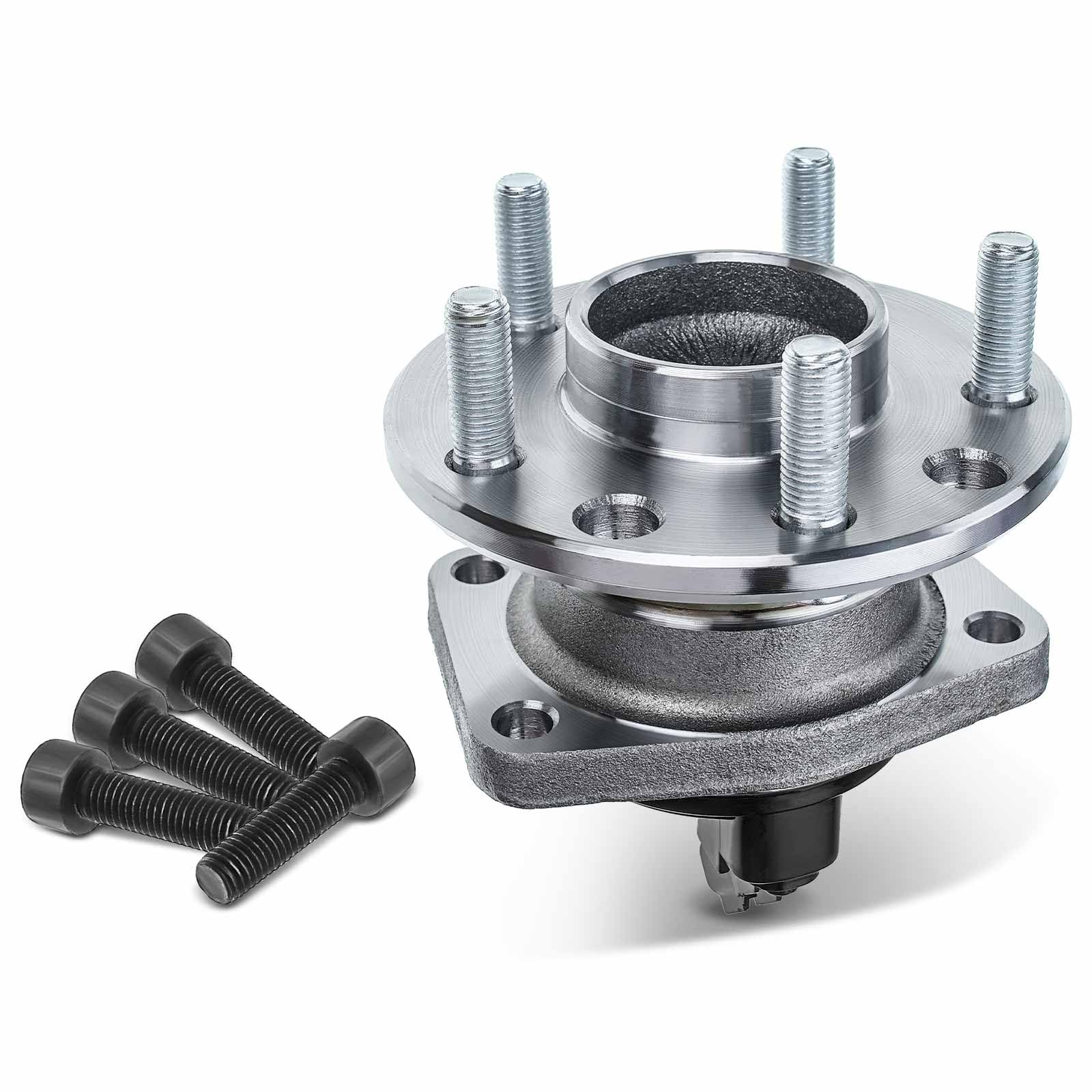 Frankberg Kit de cojinete de rueda trasera con sensor de carcasa ABS | 1115019, trasero Con sensor de carcasa Sensor de Velocidad de las Ruedas Sensor ABS Rueda con brida ⌀136
