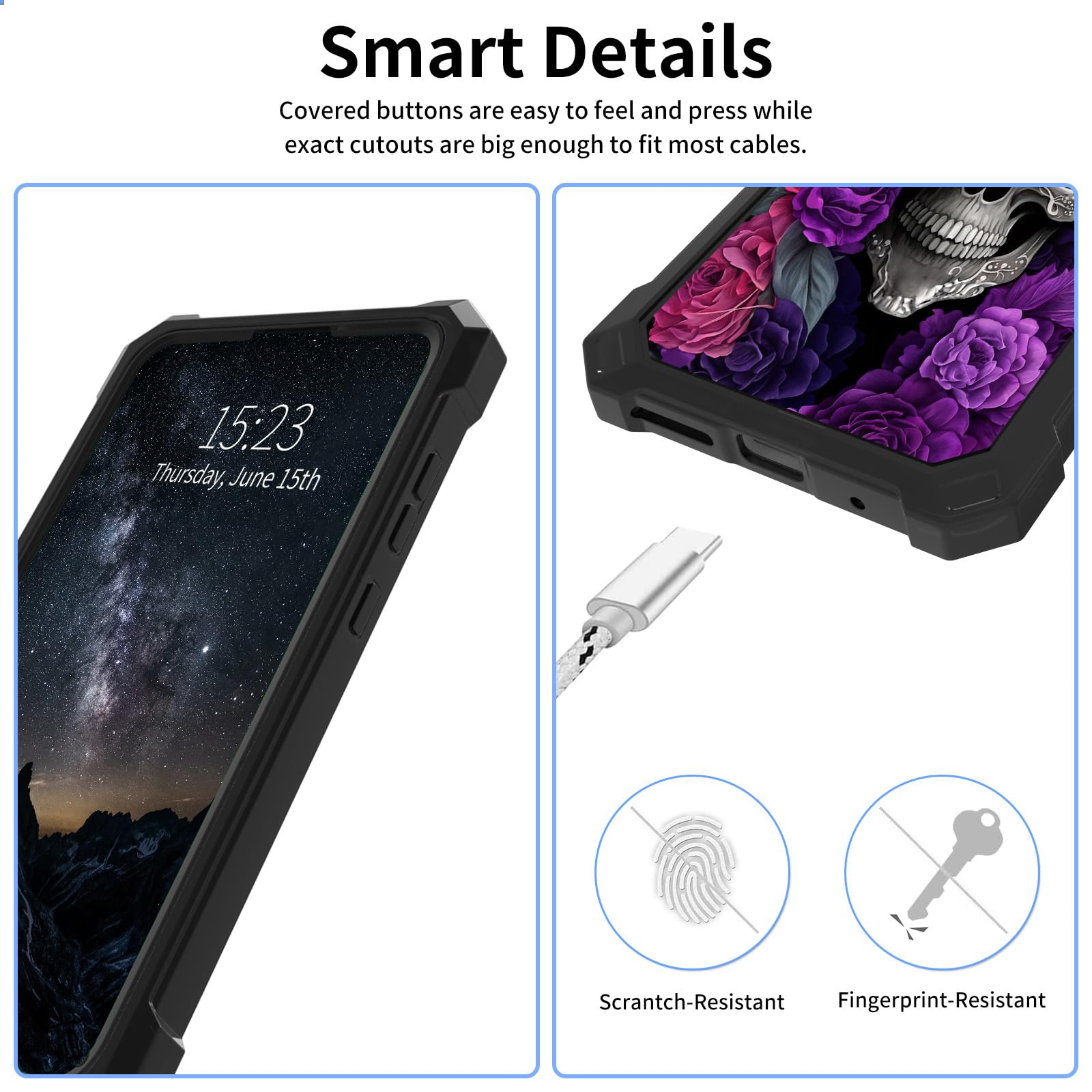 PHONE CARE - Armatura Trasparente 3x1 Mazzo Trasparente Film Di Vetro Temperato 5d Copertura Completa Supporto Magnetico Di Auto Rinforzate 3143694152024 - Foto 10