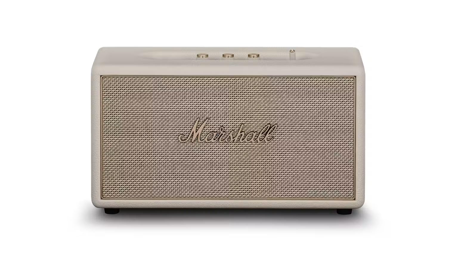 Marshall Stanmore IV Wired Connectivity Home Speaker with Bluetooth 5.3 with Auracast & RCA or 3.5mm Input - Cream