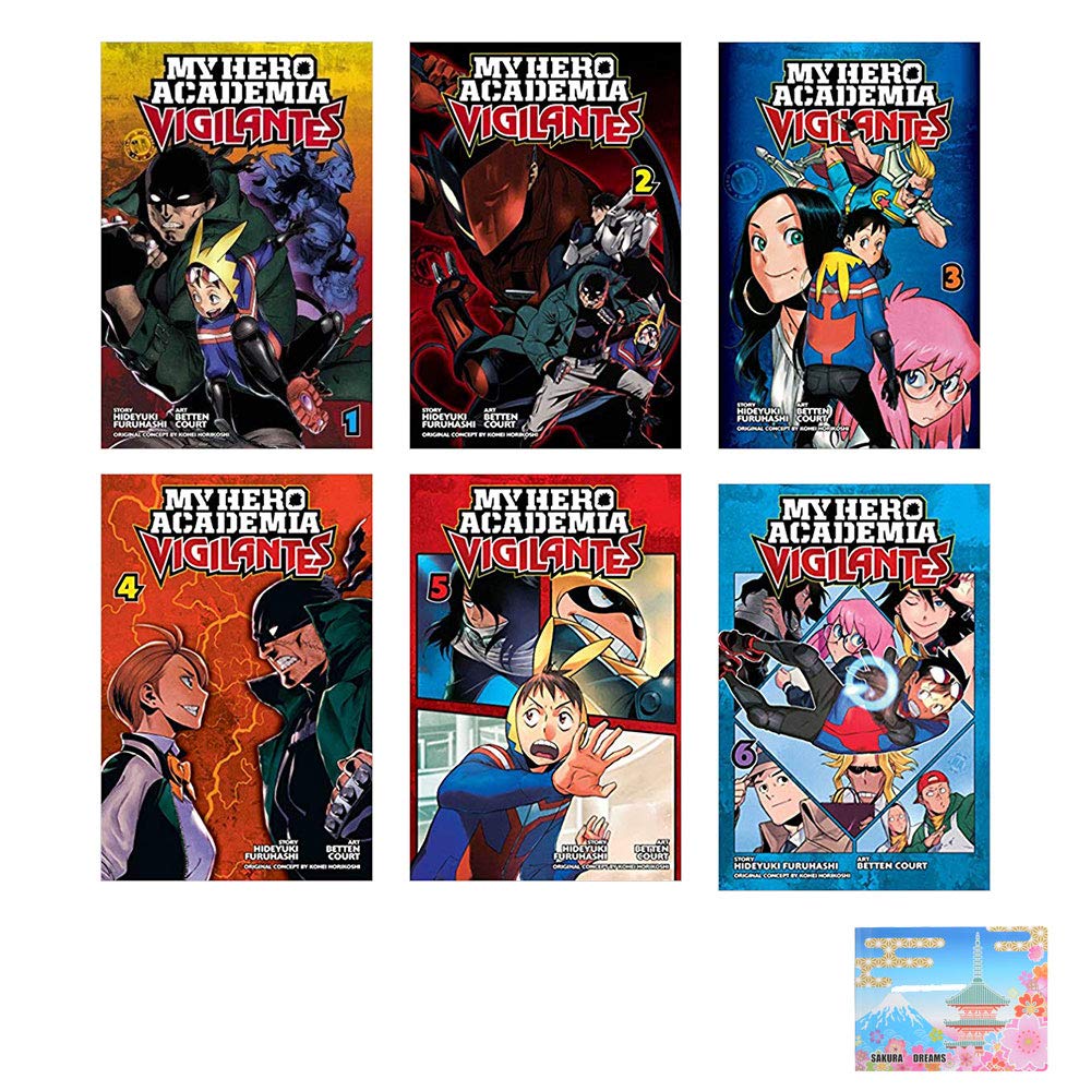 My Hero Academia : Vigilantes Manga Vol 1 - 6 Collection 6 Books Set With Original Sticky