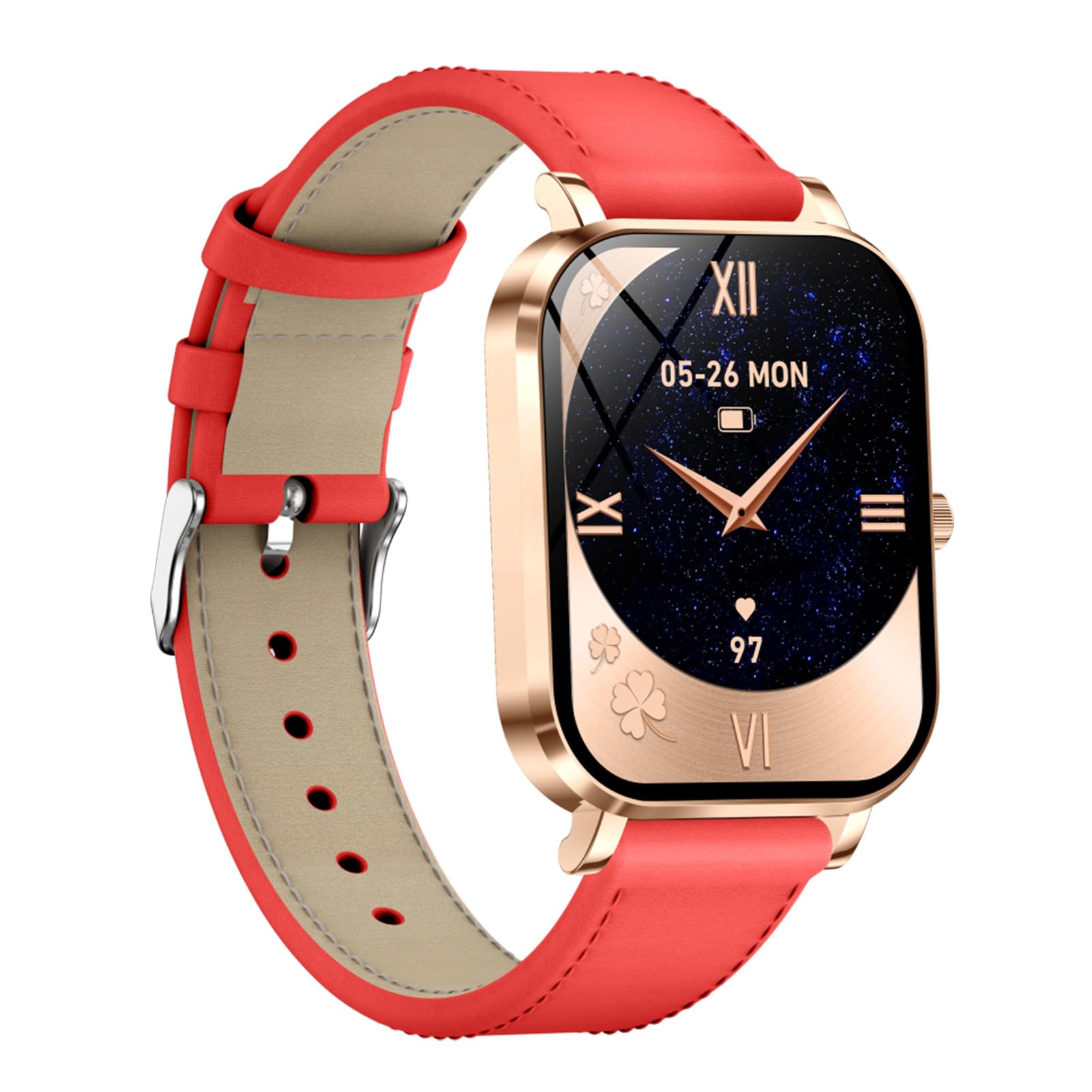 Domary Orologio Sportivo Intelligente da Donna con Corpo in Metallo e