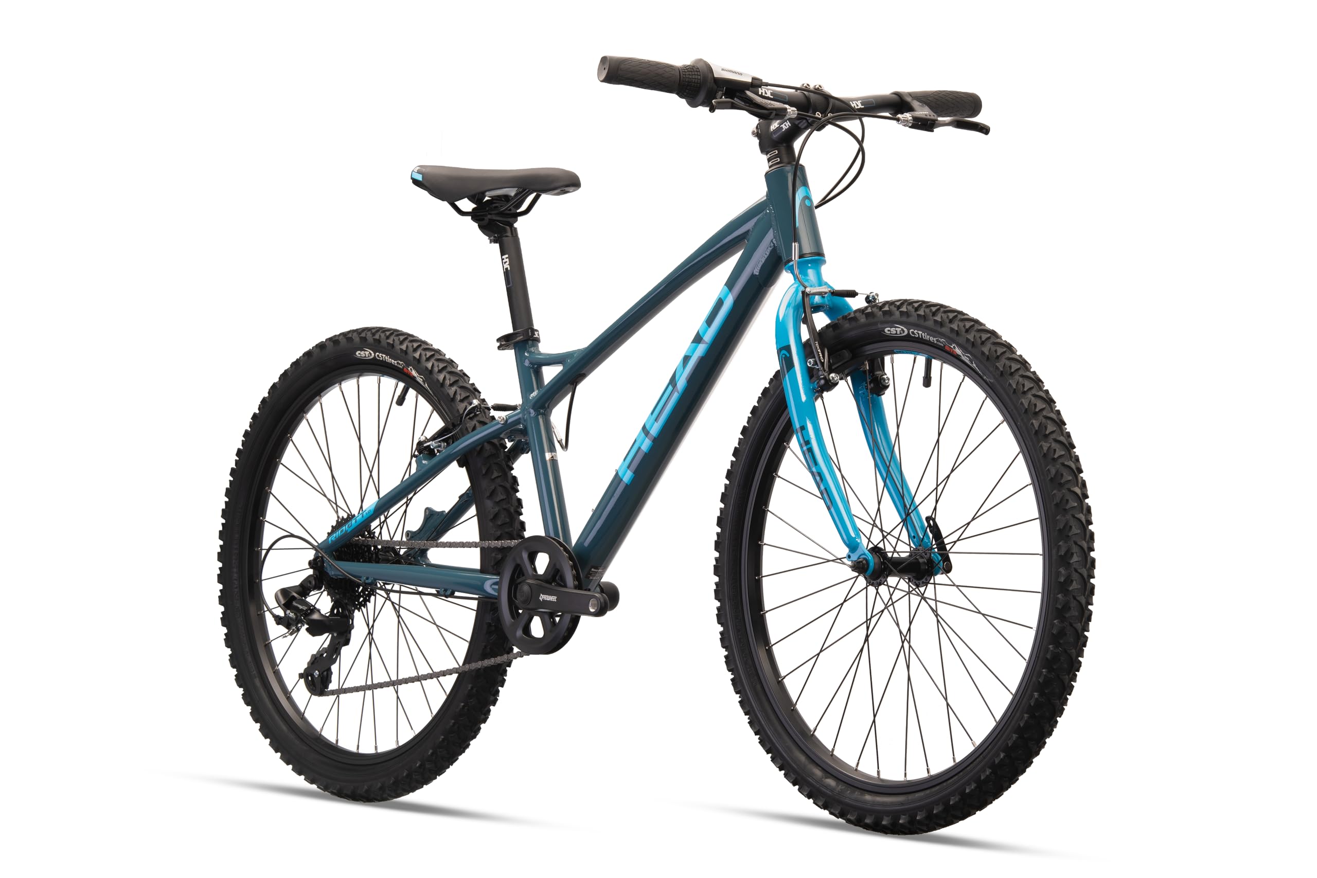 HEAD Bicicleta Infantil Unisex Ridott 1.0 24, Azul Oscuro/Azul Claro, 34