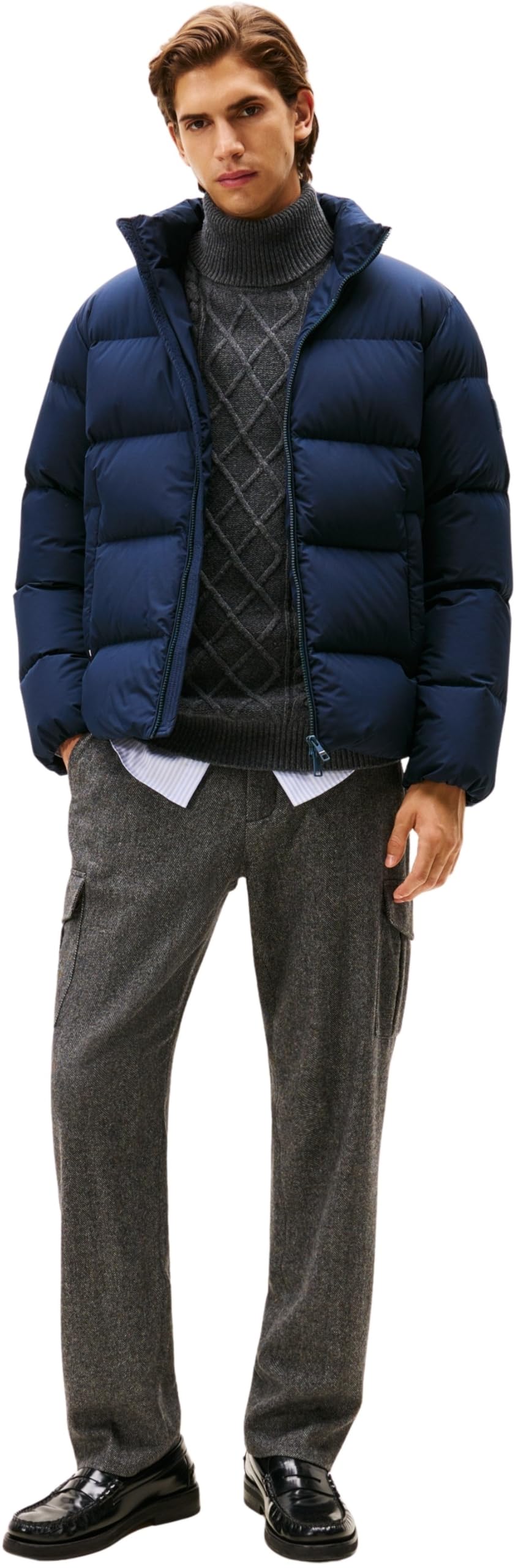 Tommy Hilfiger Down Stand Puffer Jkt Mw0mw40615 Altre Giacche Unisex - Adulto (Pacco da 1)