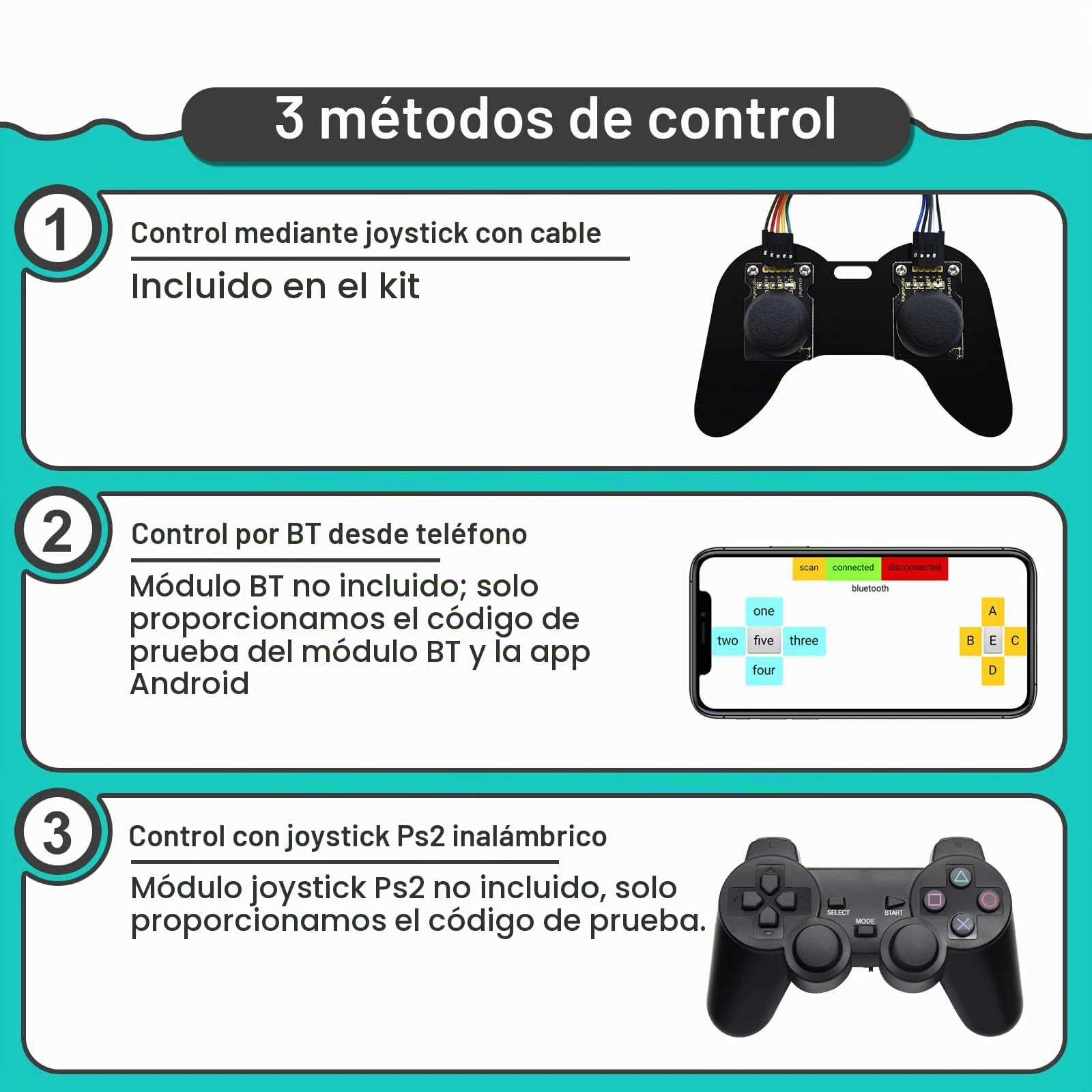 KEYESTUDIO Brazo robótico mecánico con Abrazadera de Garra robótica con servos para Arduino UN0 IDE
