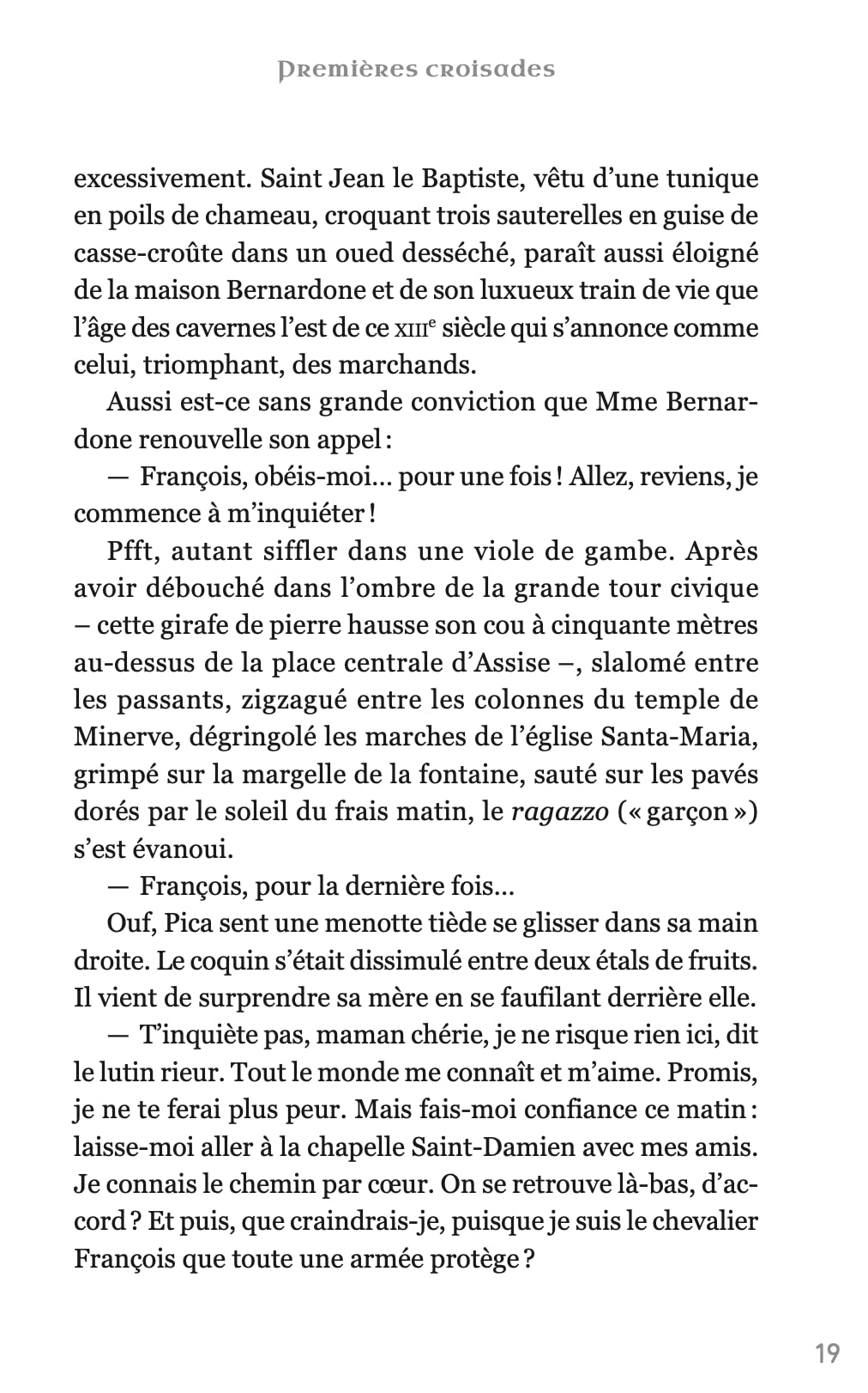 François d'Assise: Le chevalier sans armure