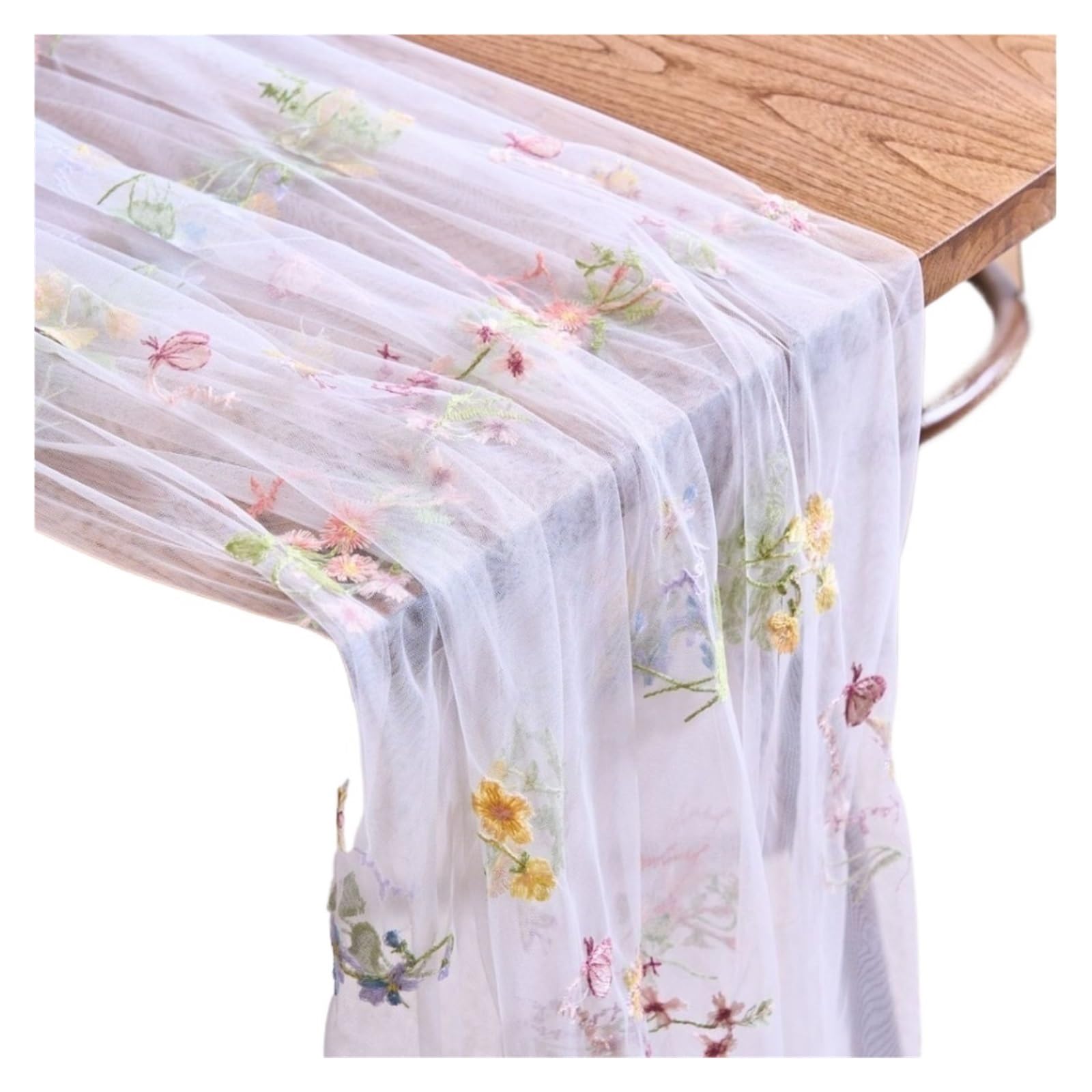 floral tablecloth Embroidered Flower Lace Table Runner