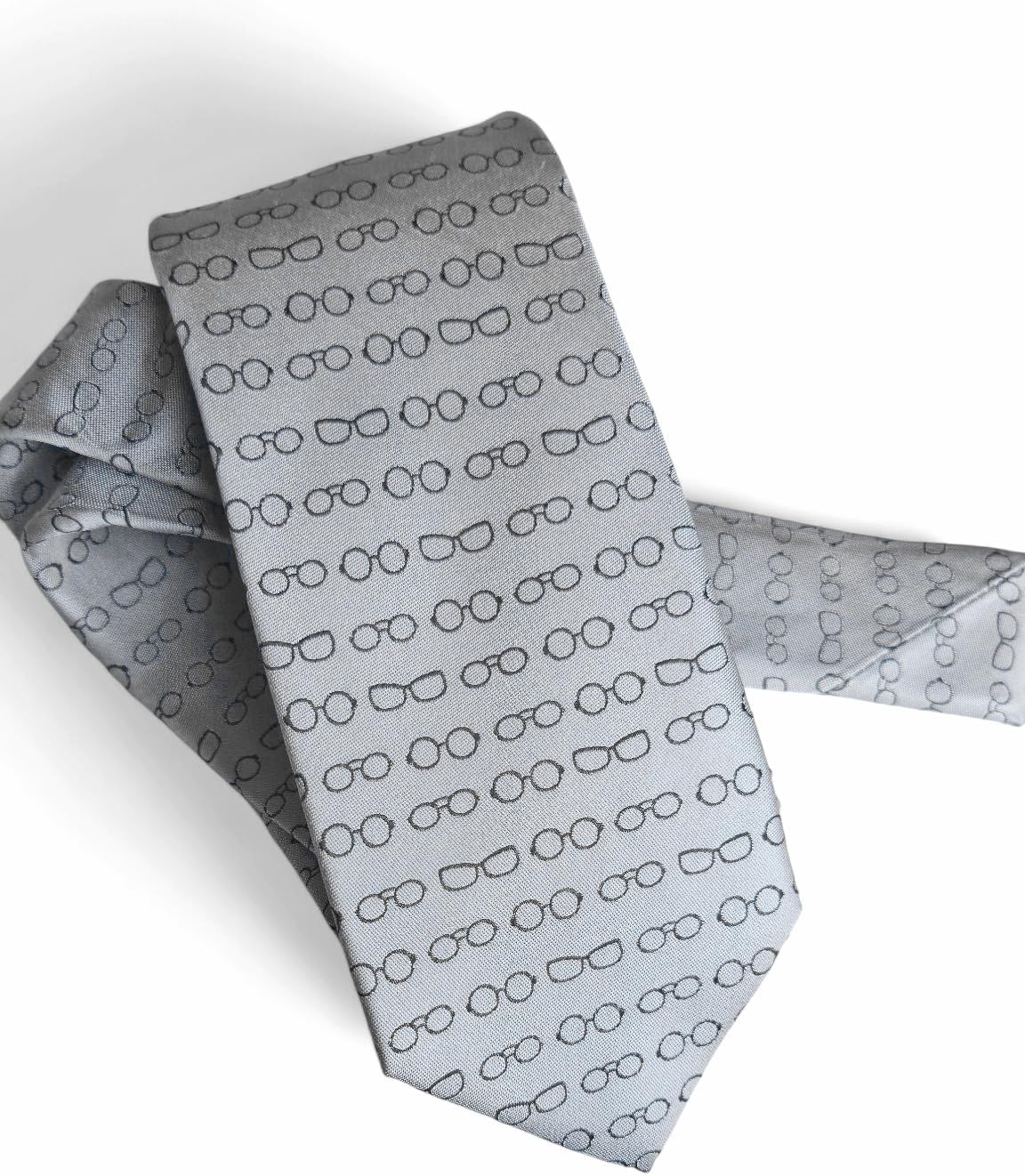 Maker V Eyeglasses Necktie, Glasses tie, Optometrist gift for men, Eye surgeon, ophthalmologist neckties, Oculoplastic Surgeon, Updated sizing