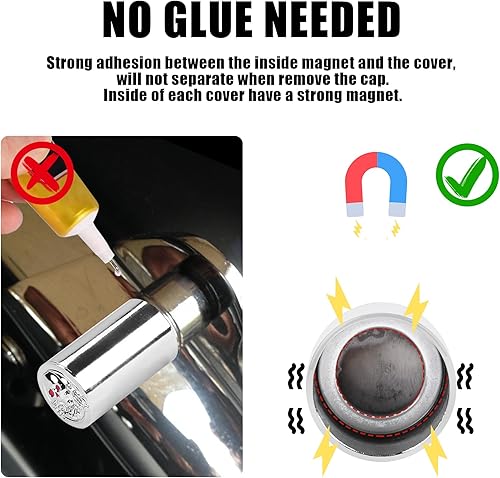 Miniatura 4 de Kit de cubierta de acoplamiento trasero de calavera 3D de 4 puntos para Harley Touring Electra Glide Road King Street Glide 2009-2023 Accesorios de