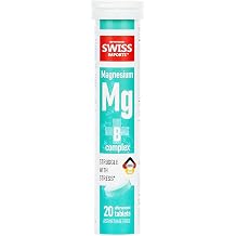 Effervescent Magnesium + B Complex Dietary Supplement, 3-Pack, 60 Tablets