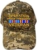 MILITARY Operation Iraqi Freedom Veteran Digital Camo Baseball Cap Hat