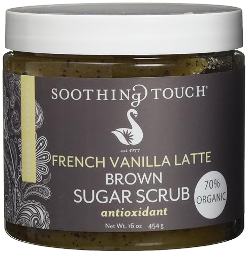 Soothing Touch, French Vanilla Latte - Exfoliante orgánico de azúcar moreno, 16 onzas disponible en Yaxa Colombia