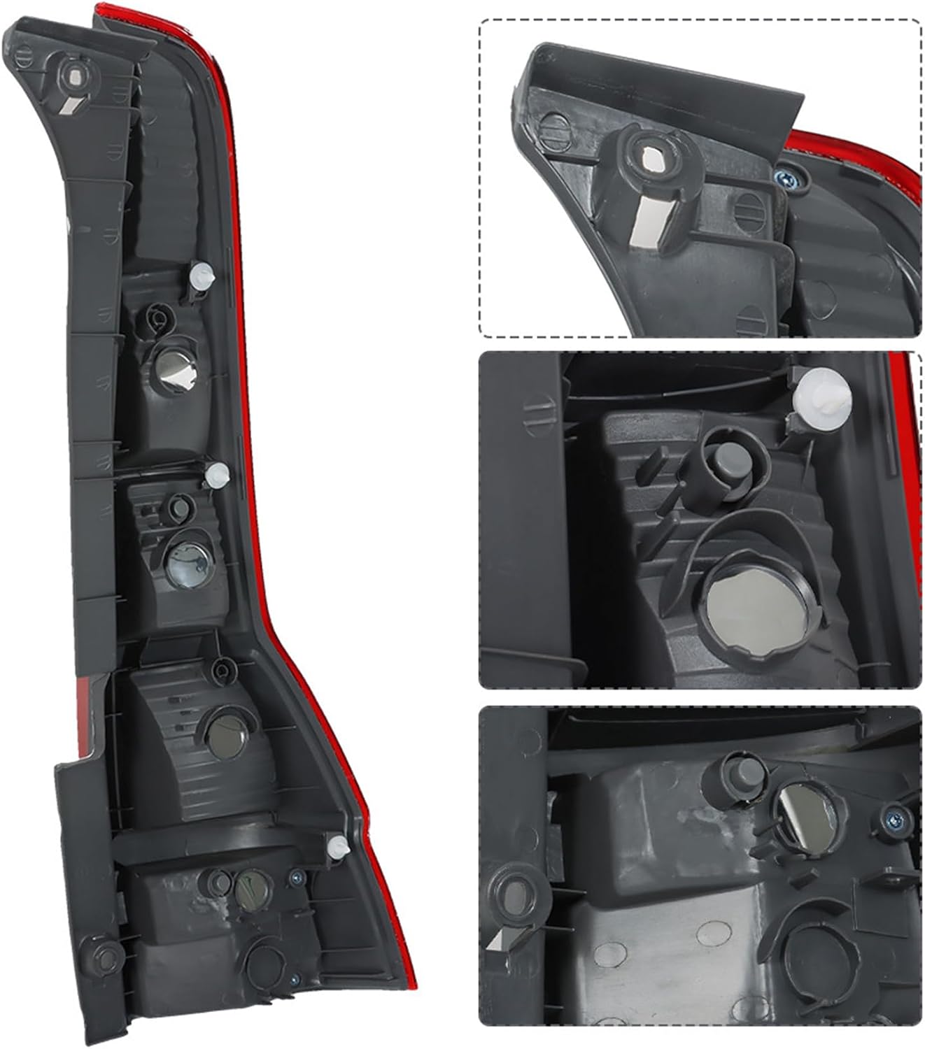 WFLNHB Left Outer Tail Light Replacement for CRV 2007-2011 Rear Brake Lamp 33551SWAA02 HO2800173