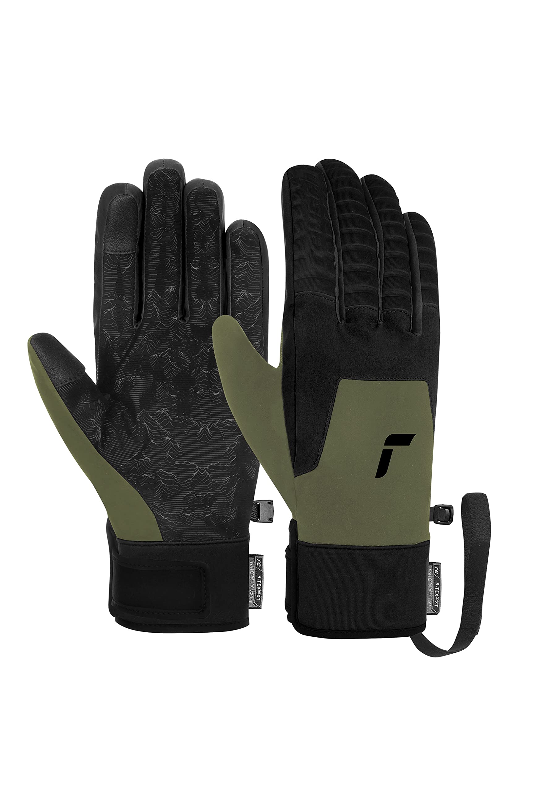 Reusch Raptor R-TEX® XT Touch-TEC™ with Wrist Strap and Waterproof Membrane, Pleasantly Warm Ski Gloves, Snow Gloves, Touchscreen