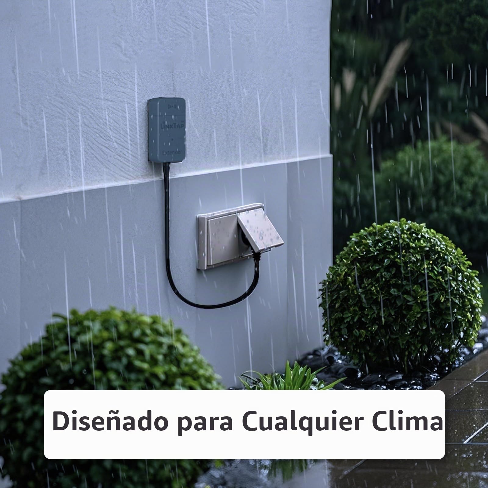 LinkTap Repetidor Zigbee, No Compatible con Sistemas de Terceros | Aumenta la Cobertura para Jardines Grandes y Terrenos Complejos, Intemperie Interior/Exterior, Requiere Gateway LinkTap