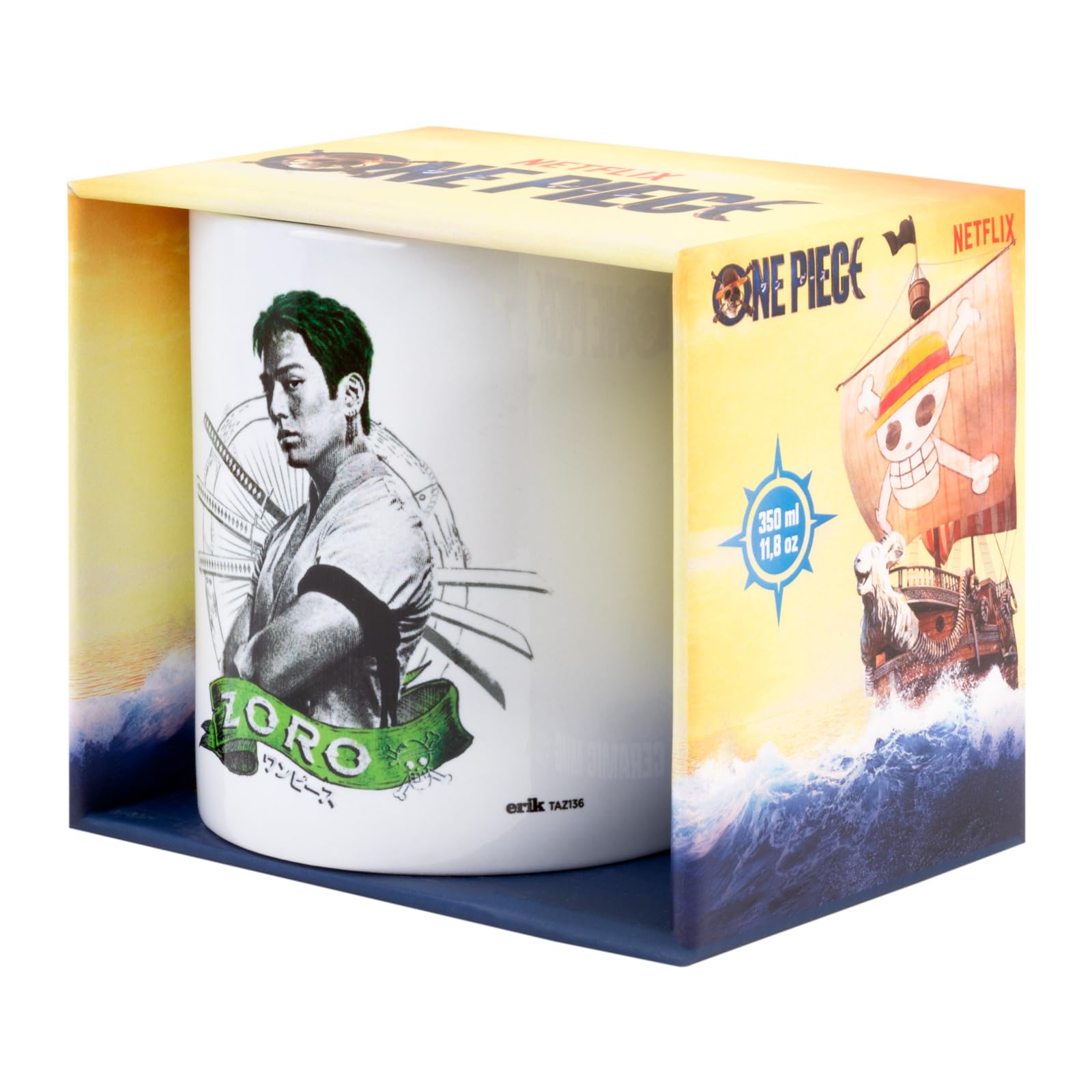 Grupo Erik Perpetual Calendar - One Piece Merch | Desk Calendar, Home Office Desk Accessories, Home Decor Accessories | Going Merry One Piece Gifts, Anime Gifts