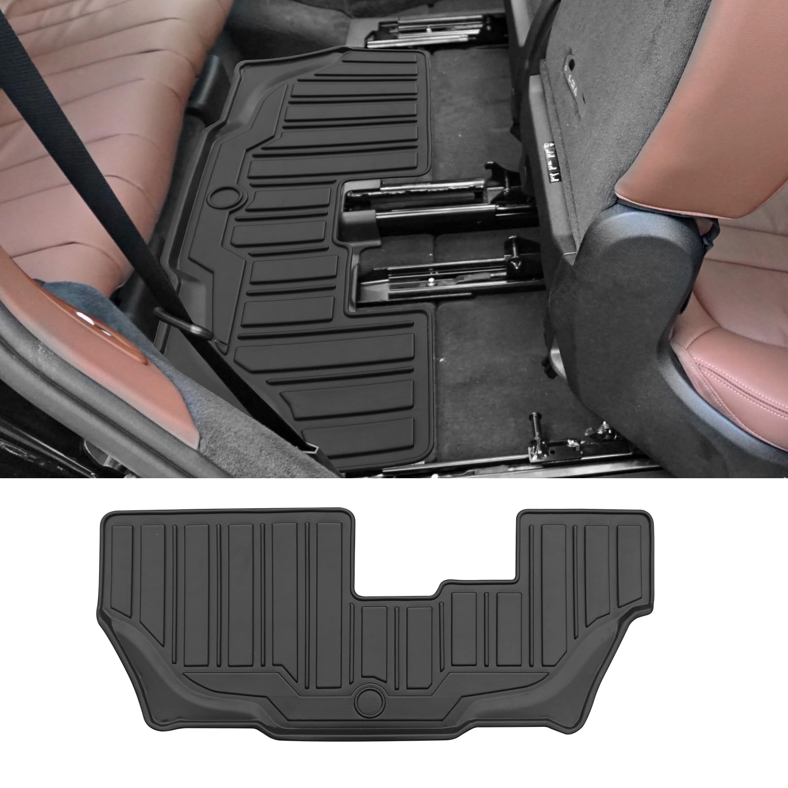 Custom for 2019-2025 2026 BMW X7 7 Seat Floor Mats Trunk Cargo Liner and 3rd Backrest Mats Full Set X7 G07 Accessories TPE All Weather (Only for 7 Seater)
