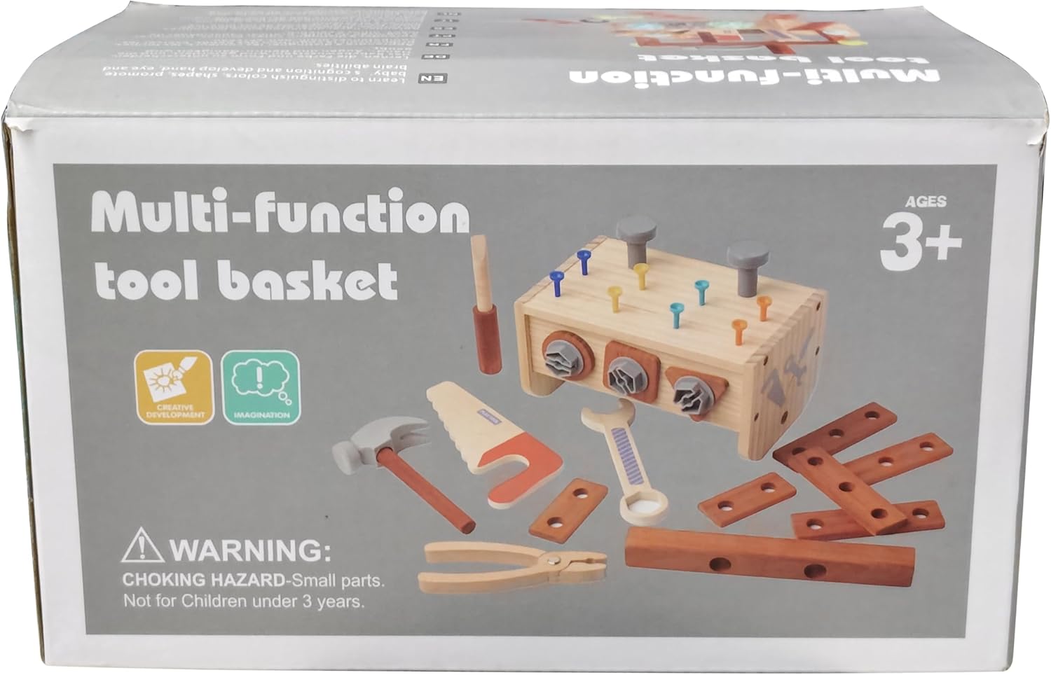 Wooden Kids Tool Set Wooden Tool Box Wooden Tool Kit for