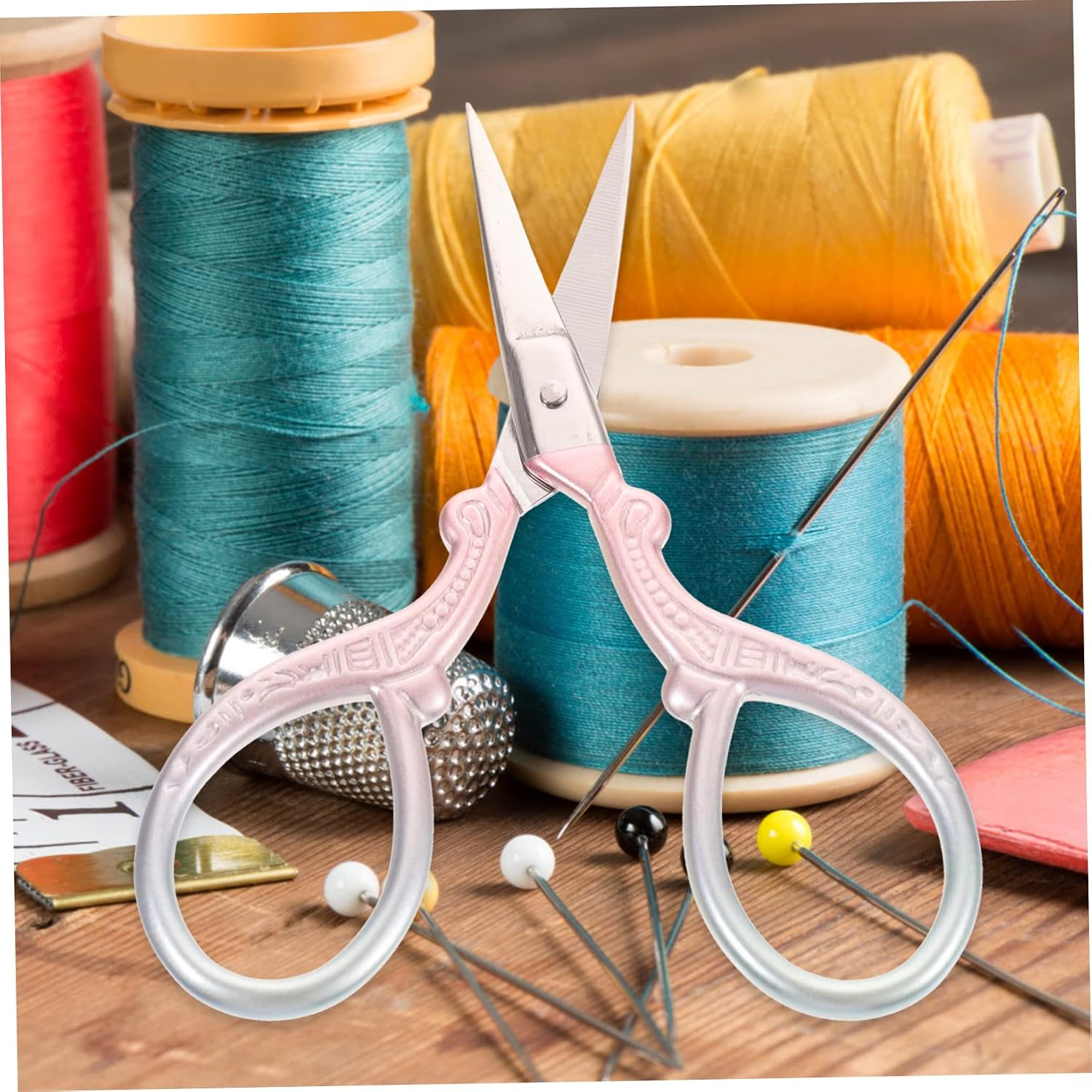 Veemoon Scissors Bulk Set Manicure Scissors Case for Needlework Dressmaking Diy Crafts Practical Home Sewing Tools image 3