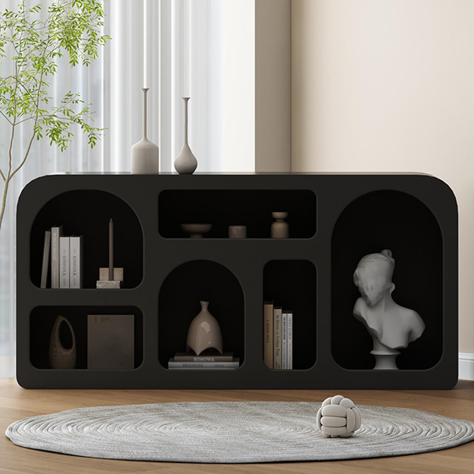Étagère flottante moderne nero et organisateur de rangement mural