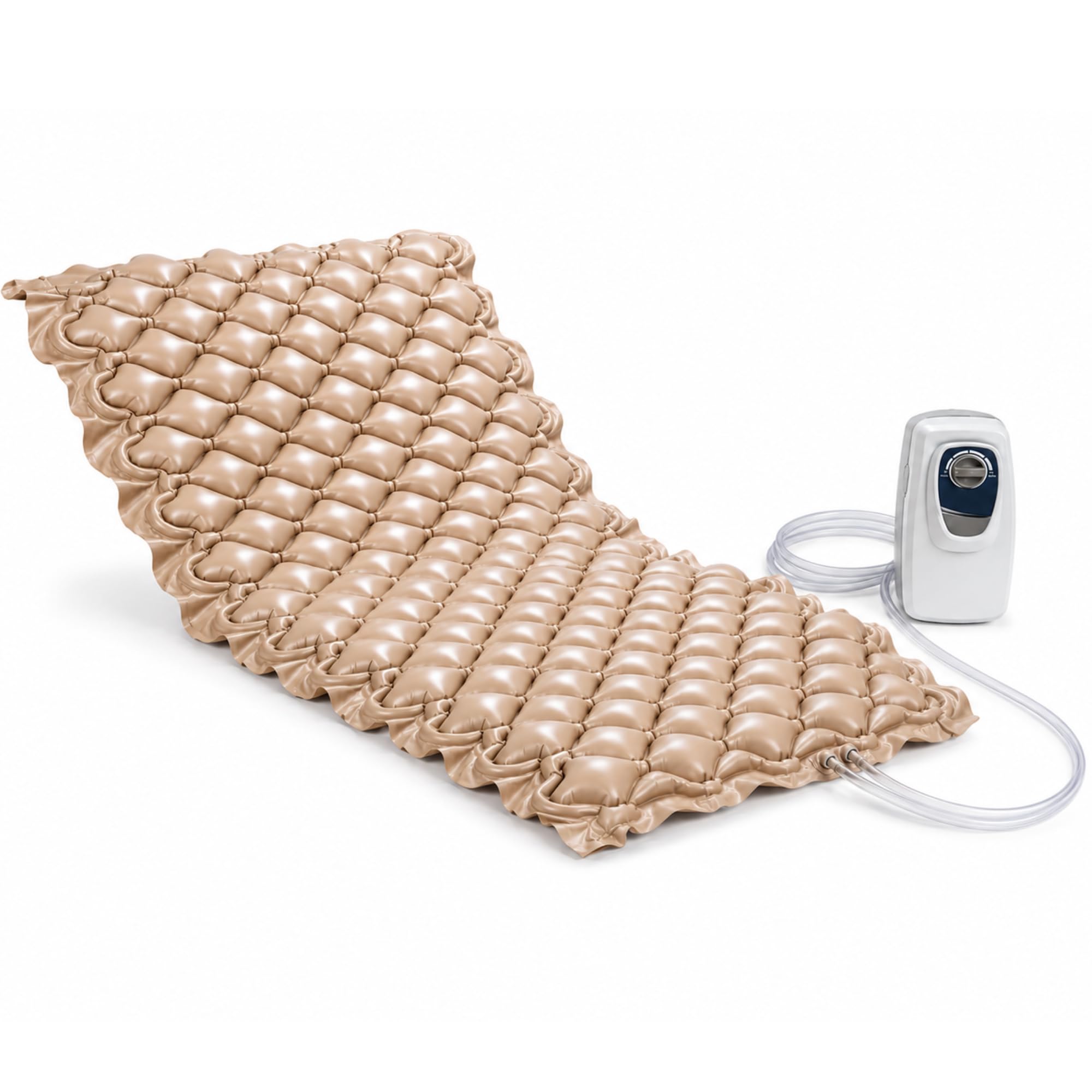 Colchón Antiescaras Celdas de Aire Alternante con Compresor. Colchón de Aire para Cama 90. Colchón para Úlceras. para Personas Encamadas. Cama Articulada. Colchón Escaras 2m X 0,9 m X 7cm.