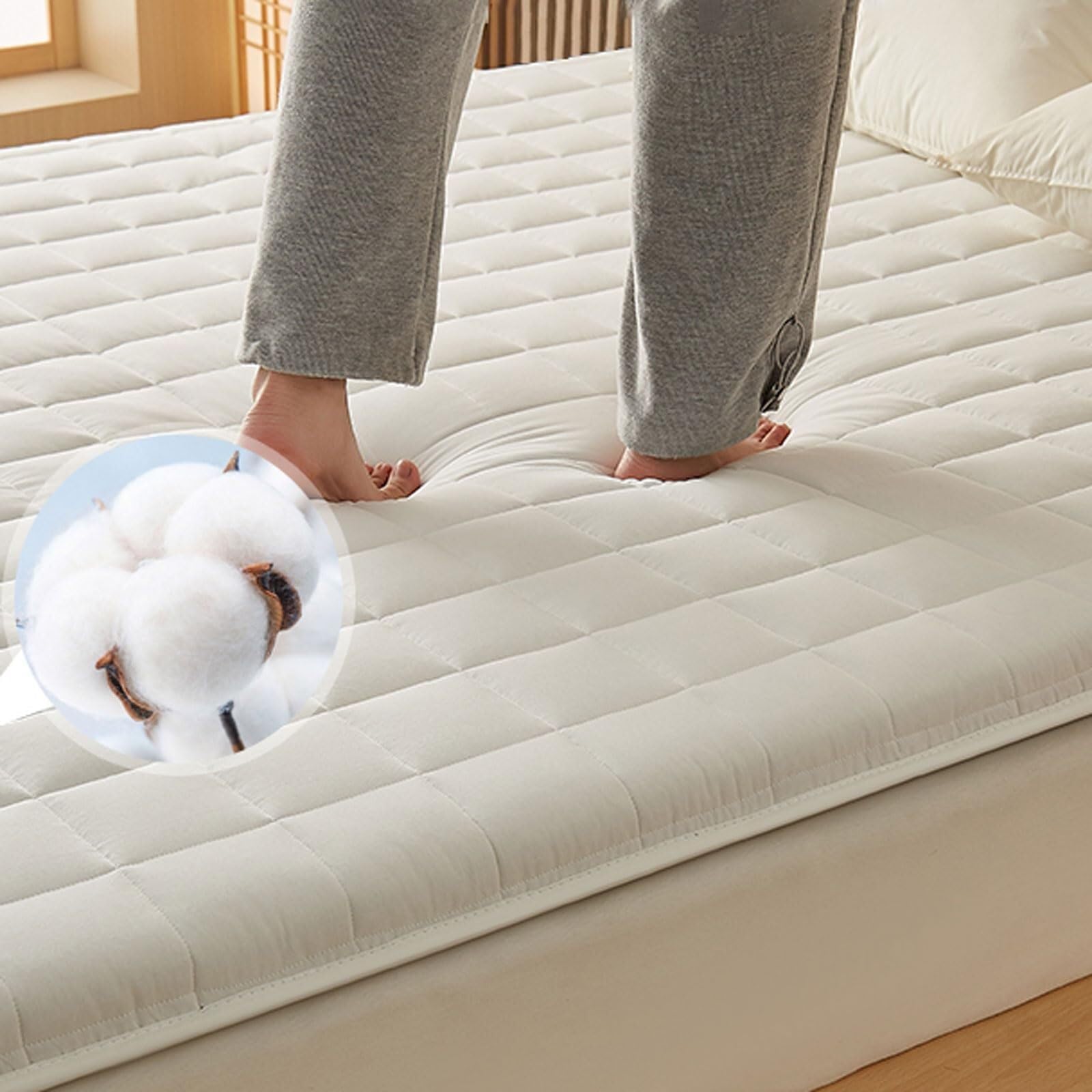 Materasso pieghevole spesso in schiuma, per campeggio, viaggi, ufficio, ospiti, comodo, portatile, facile da riporre, ideale per avventure all'aperto e relax