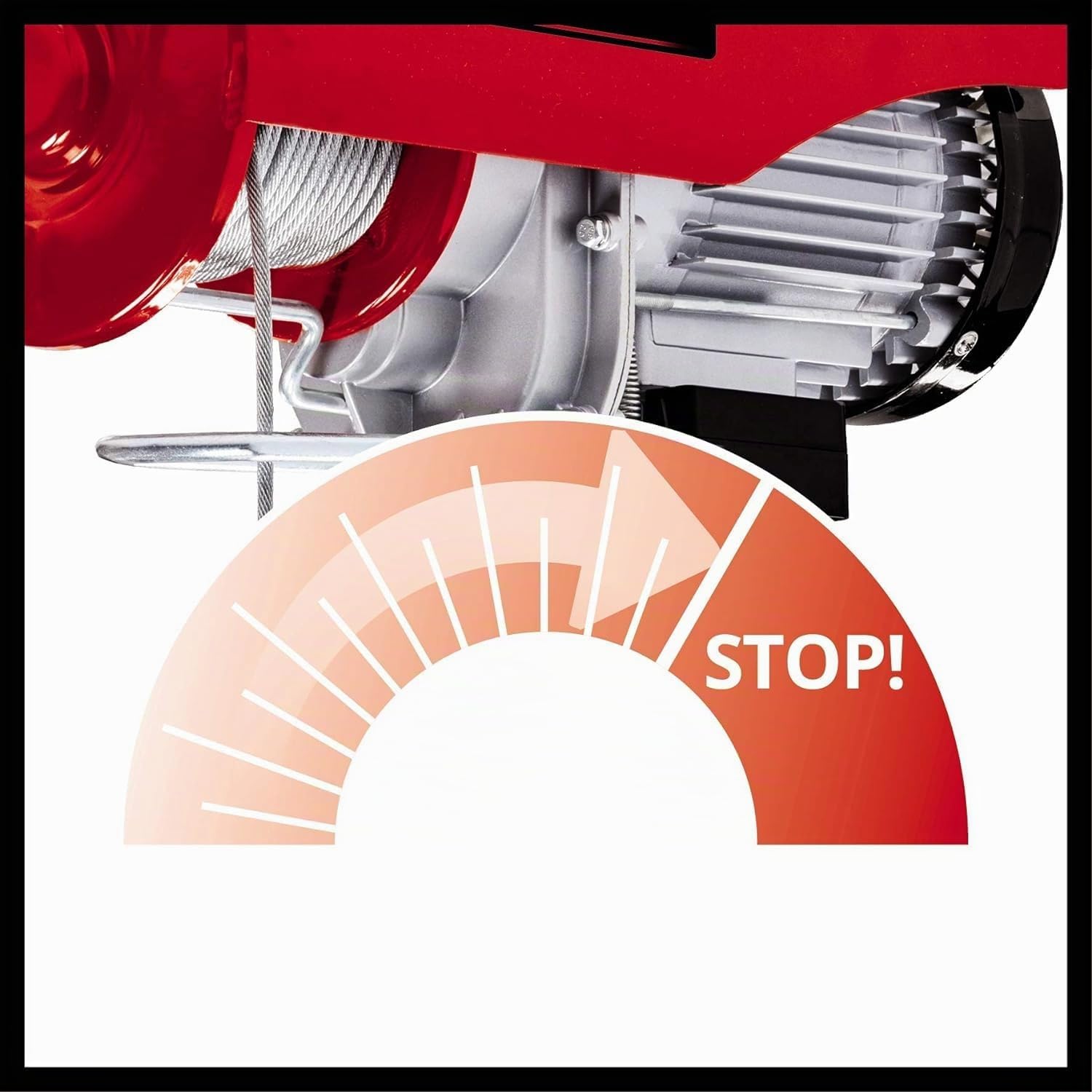 Einhell TC-EH 600 Seilhebezug 1050 W 600 kg 18 m Drahtseil Ø 4,5 mm