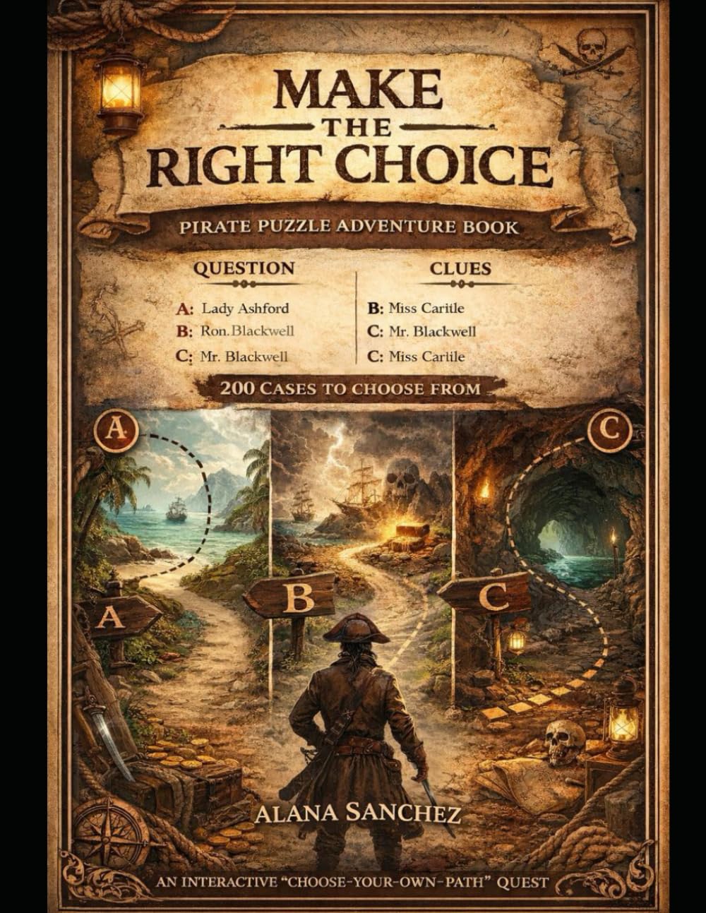 Make The Right Choice: Pirate Puzzle Adventure Book
