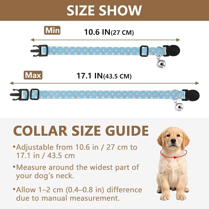 YETTASBIN 2-Pack Collares para Gatos y Perros con Cierre Rápido miniatura 4