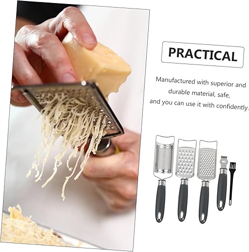 Miniatura 6 de 1 juego de rallador de verduras de mano multifuncionales cortadores de cocina para cortar fácilmente la ralladura de trituración incluye jengibre