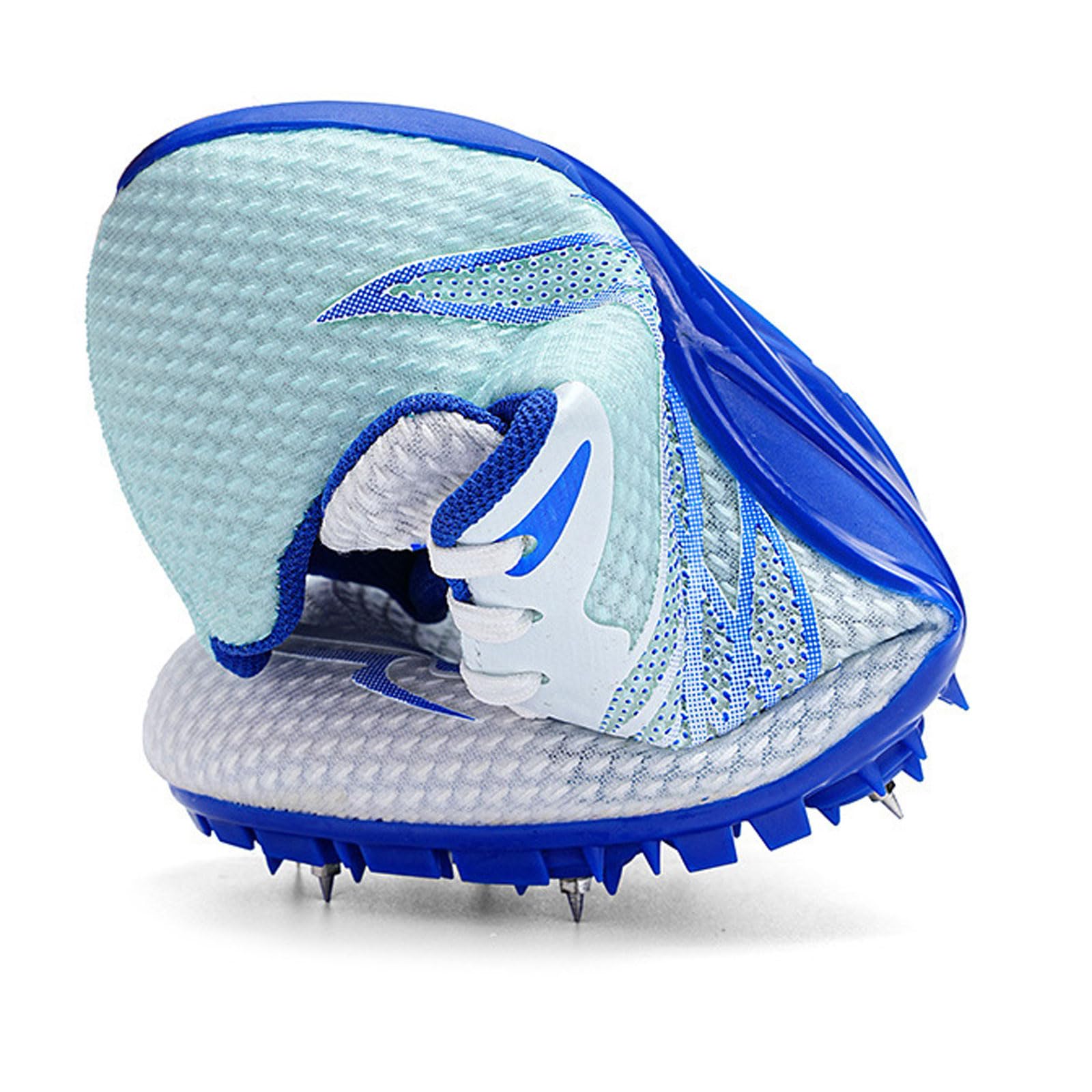 Zenithia Zapatillas De Correr con Clavos,Zapatillas De Clavos Atletismo Zapatillas De Clavos Atletismo Unisex,Antideslizantes Transpirables Resistente Al Desgaste para Hombres Y Mujeres