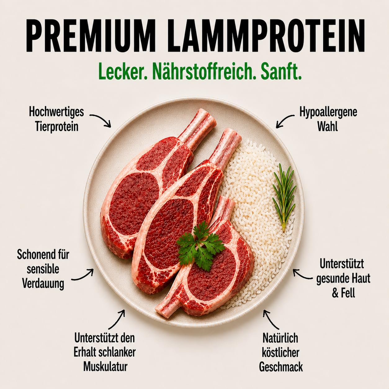 Nature's Protection Superior Care Sensitive Hundetrockenfutter, Lamm 10 kg | Formel für empfindliche Haut & Magen, Verdauungsschonend, Hypoallergen, Getreidefrei, Erwachsene Hunde aller Rassen