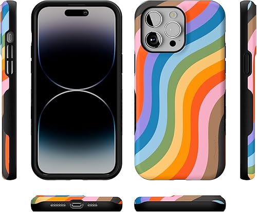 Vista 992 de Casely - Funda para iPhone 14 Pro Max, Viva La Vida, Frida Kahlo Floral Collage, compatible con MagSafe 10 Frida Kahlo Viva La Vida Collage