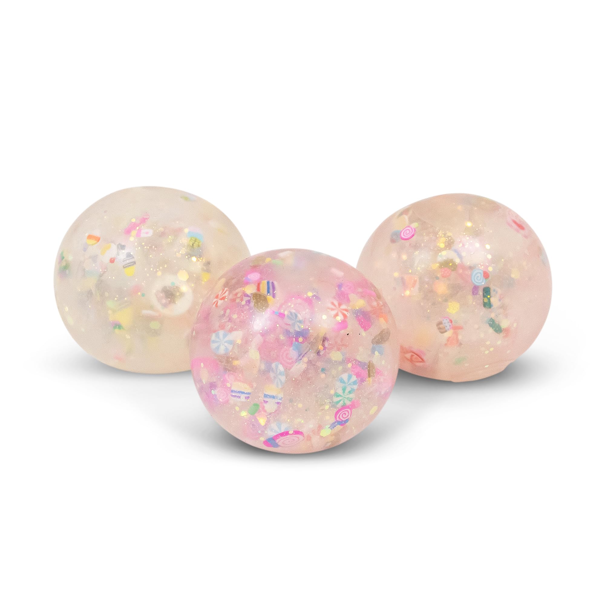 Tobar SCRUNCHEMS PARTY DIDDY STRESS SQUISH BALL zabawka - 3 szt
