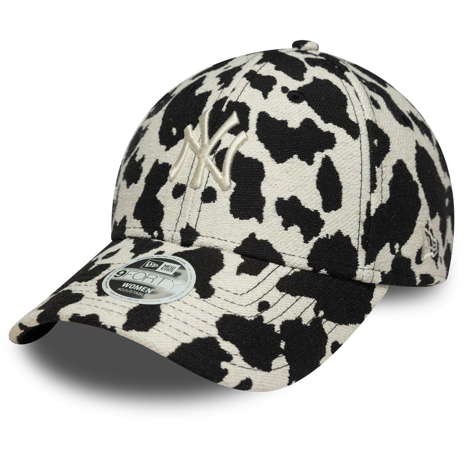 New Era Women's MLB Cow Midi NY Yankees 9Forty Baseball Cap, Black, Women