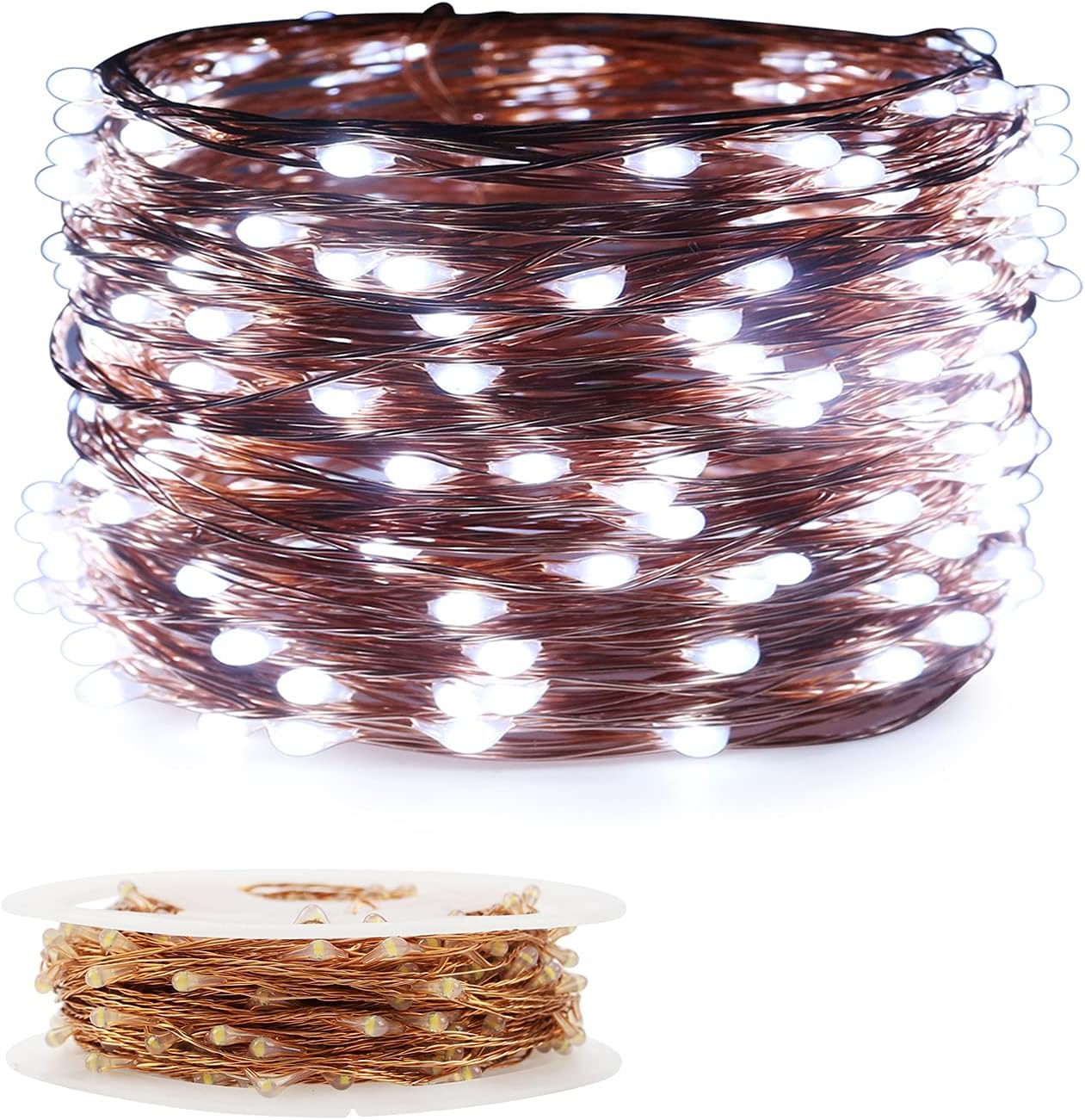 ER CHEN Fairy Lights Plug in, 33Ft/10M 100 LED Starry String Lights