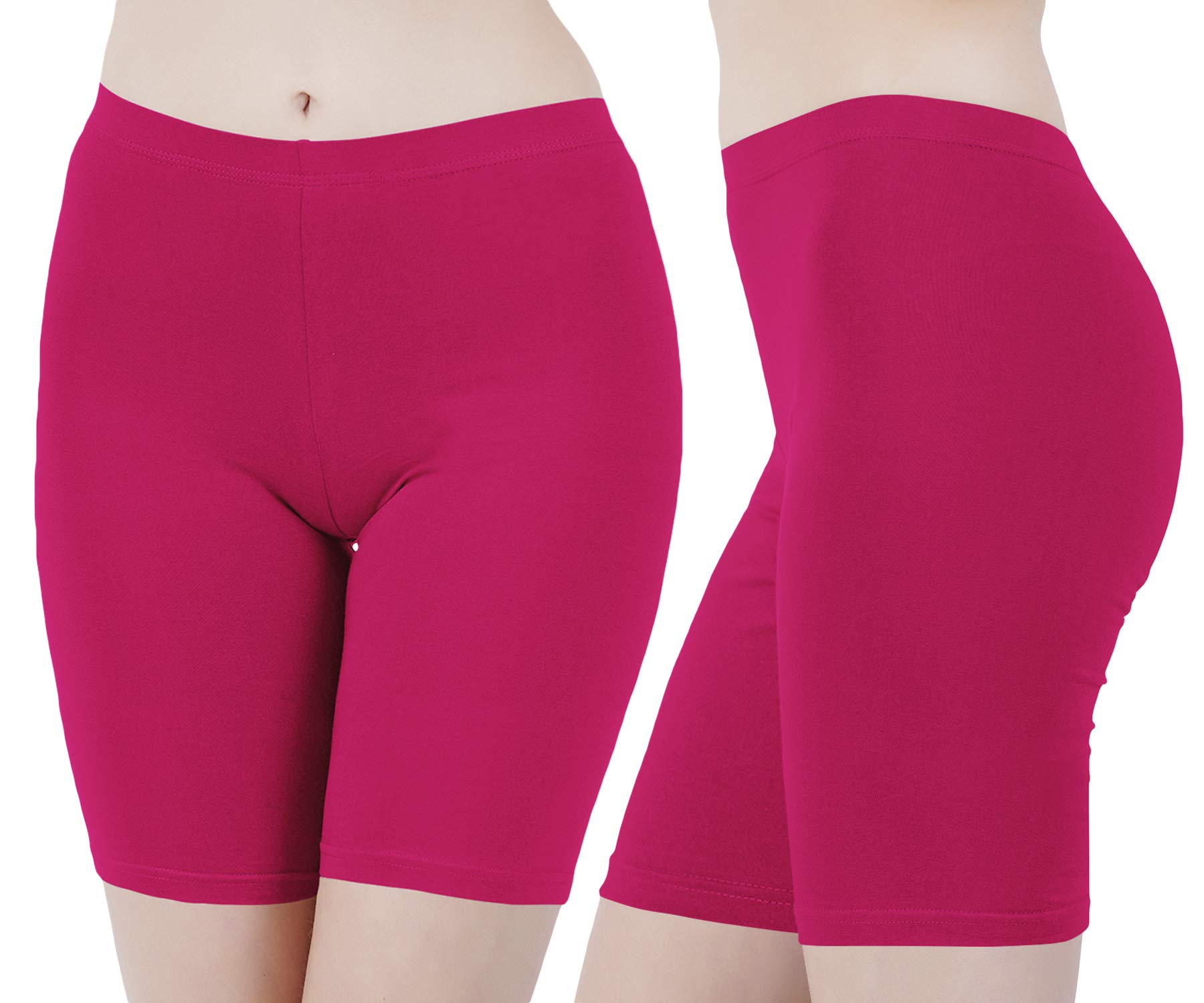 Cotton Lycra Tight Fit Stretchable Cycling Shorts Womens | Shorties for Activewear/Exercise/Workout/Yoga/Gym/Cycle/Running-image-35